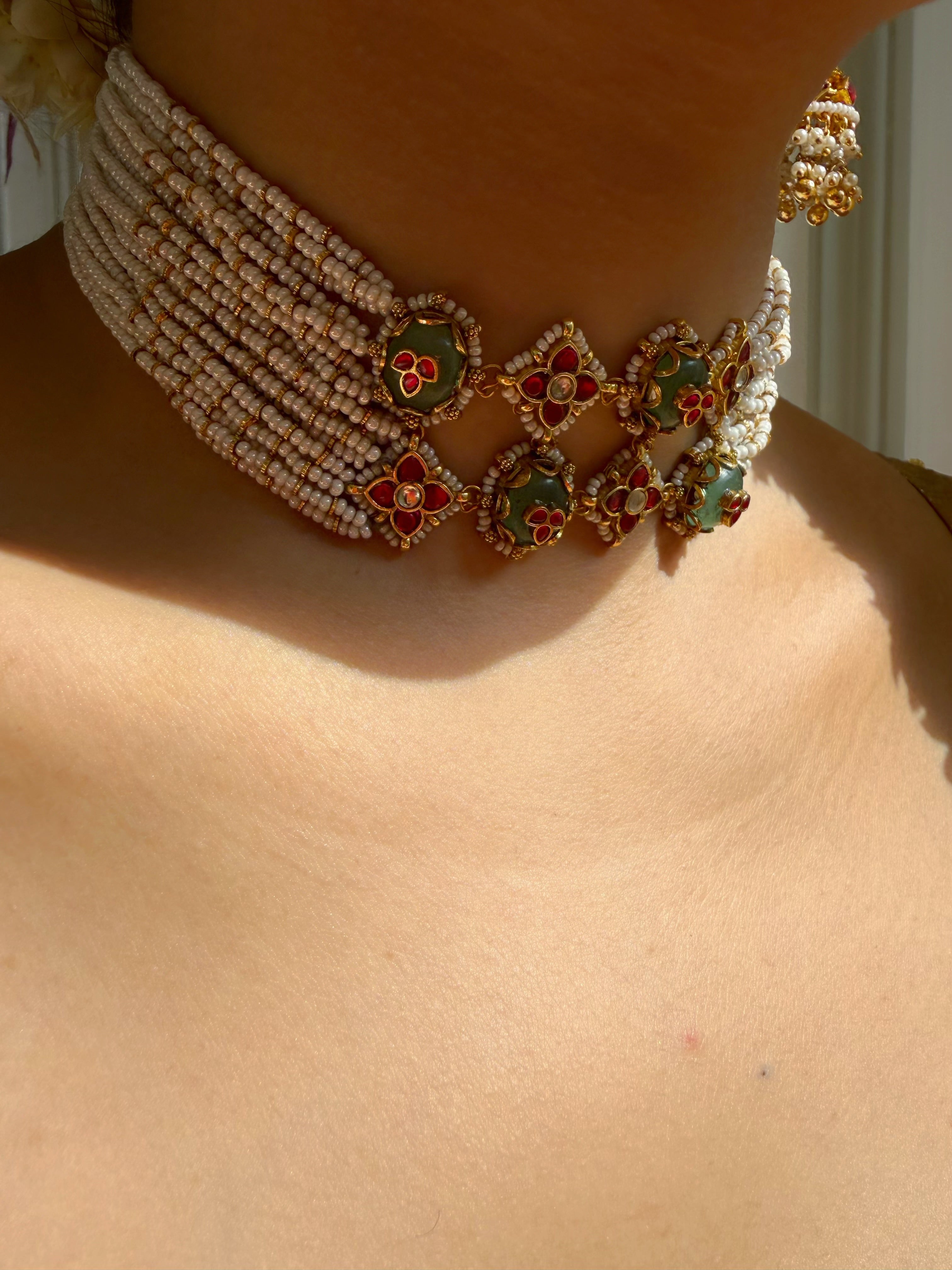 Nooré Hoor Choker Set ( Double Layer)