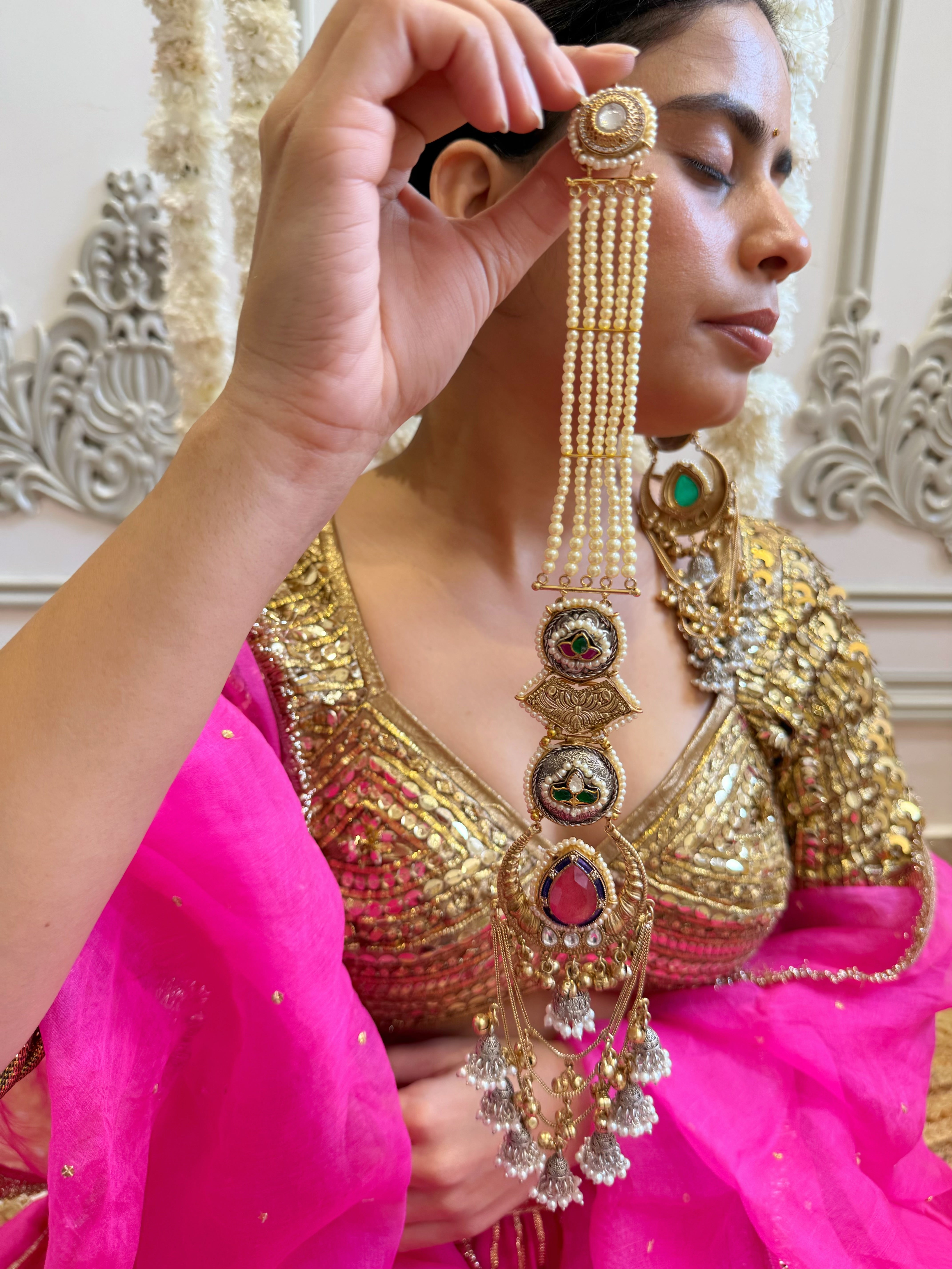 Ishq-Ana Shehzadi Pearl Sahara Earrings
