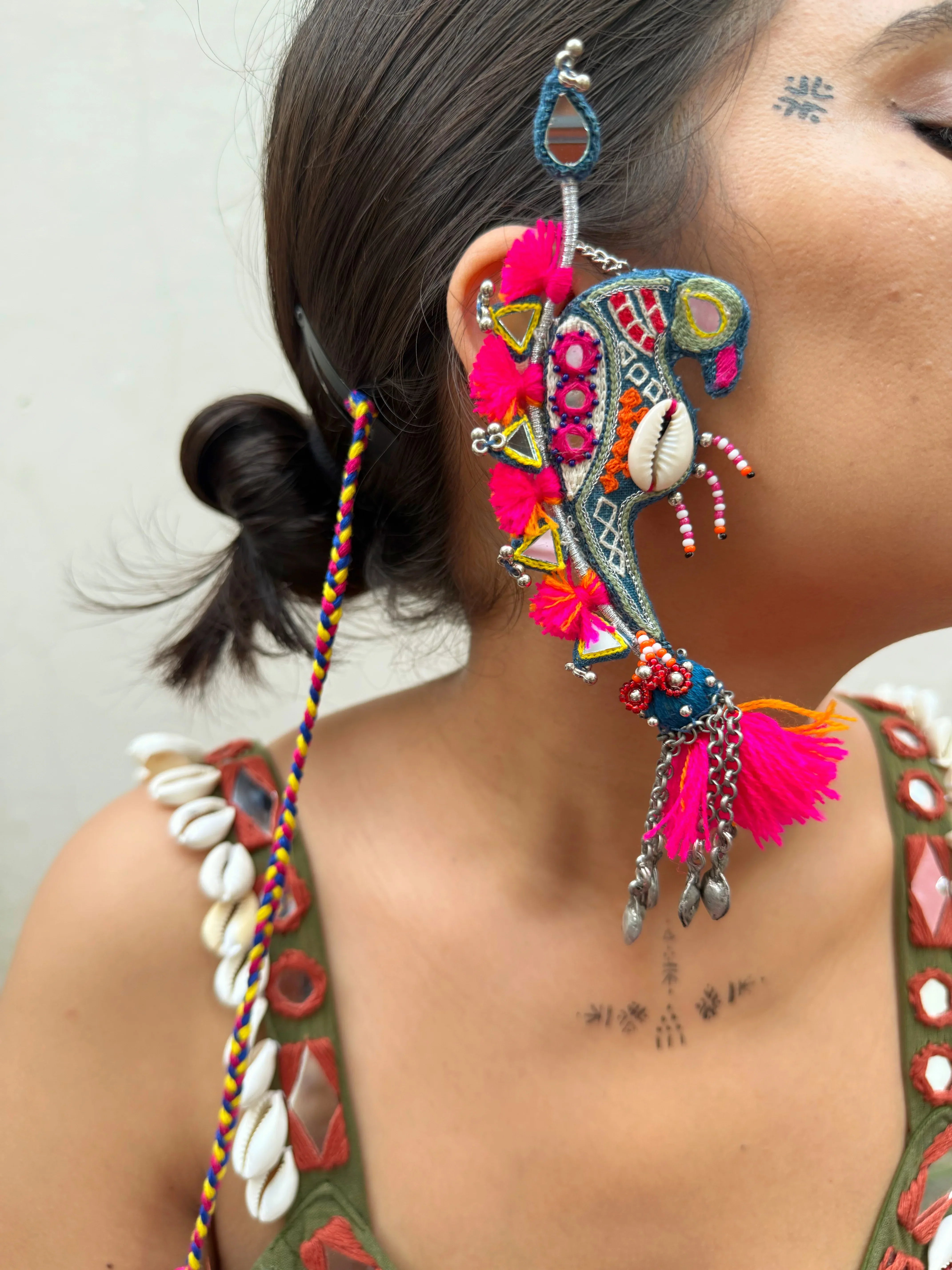 Rangeela Tota- Earcuffs - Jhaanjhariya