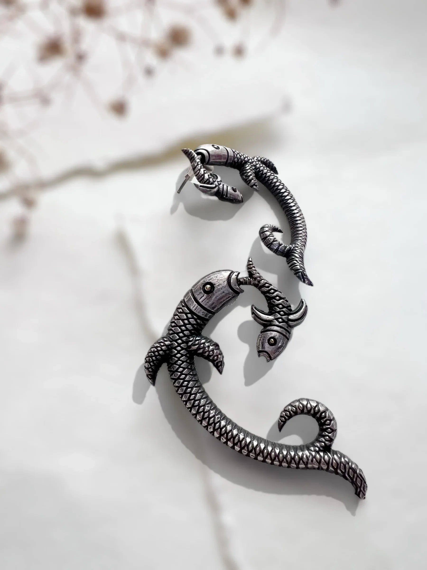 Matsya Avatar studs - Jhaanjhariya