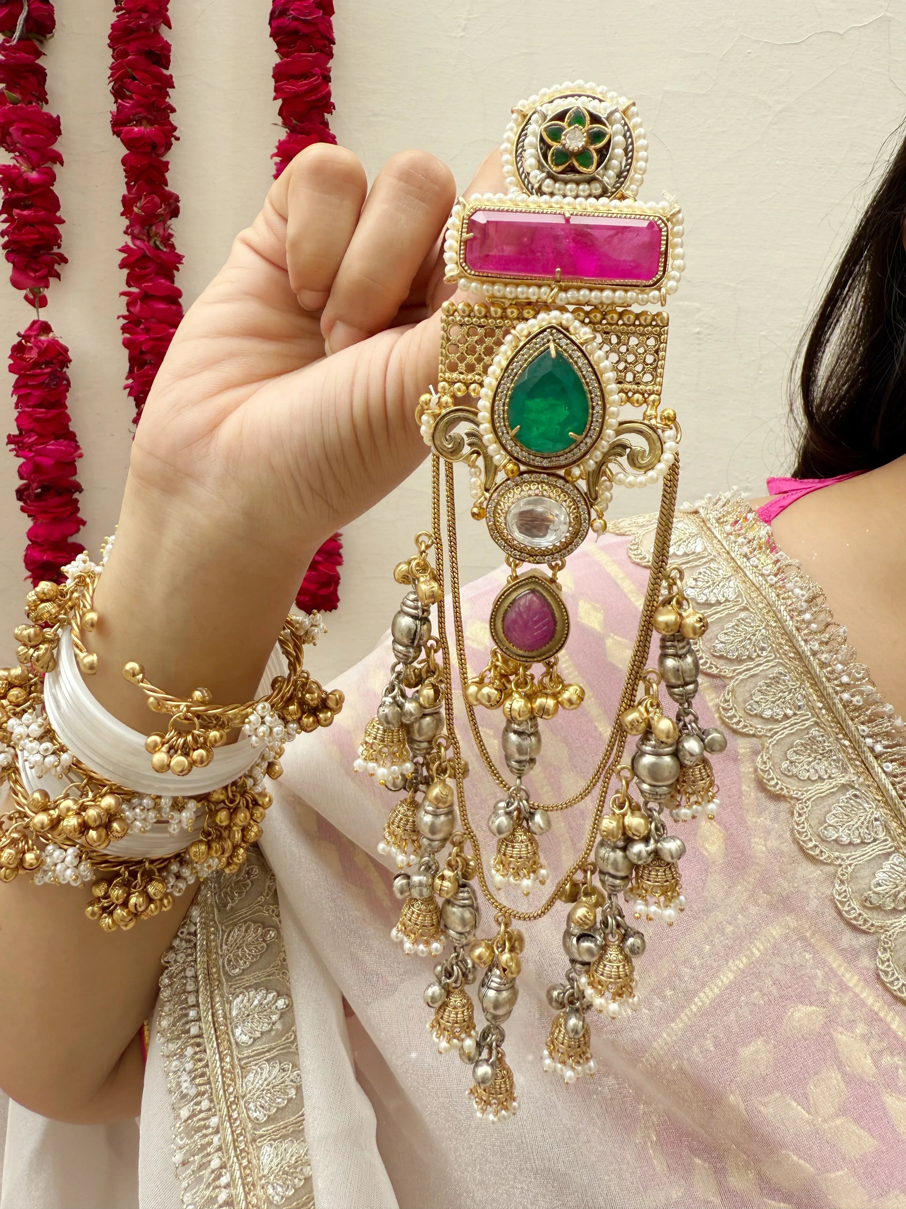 Dilbar Kashmiri Earrings - Jhaanjhariya