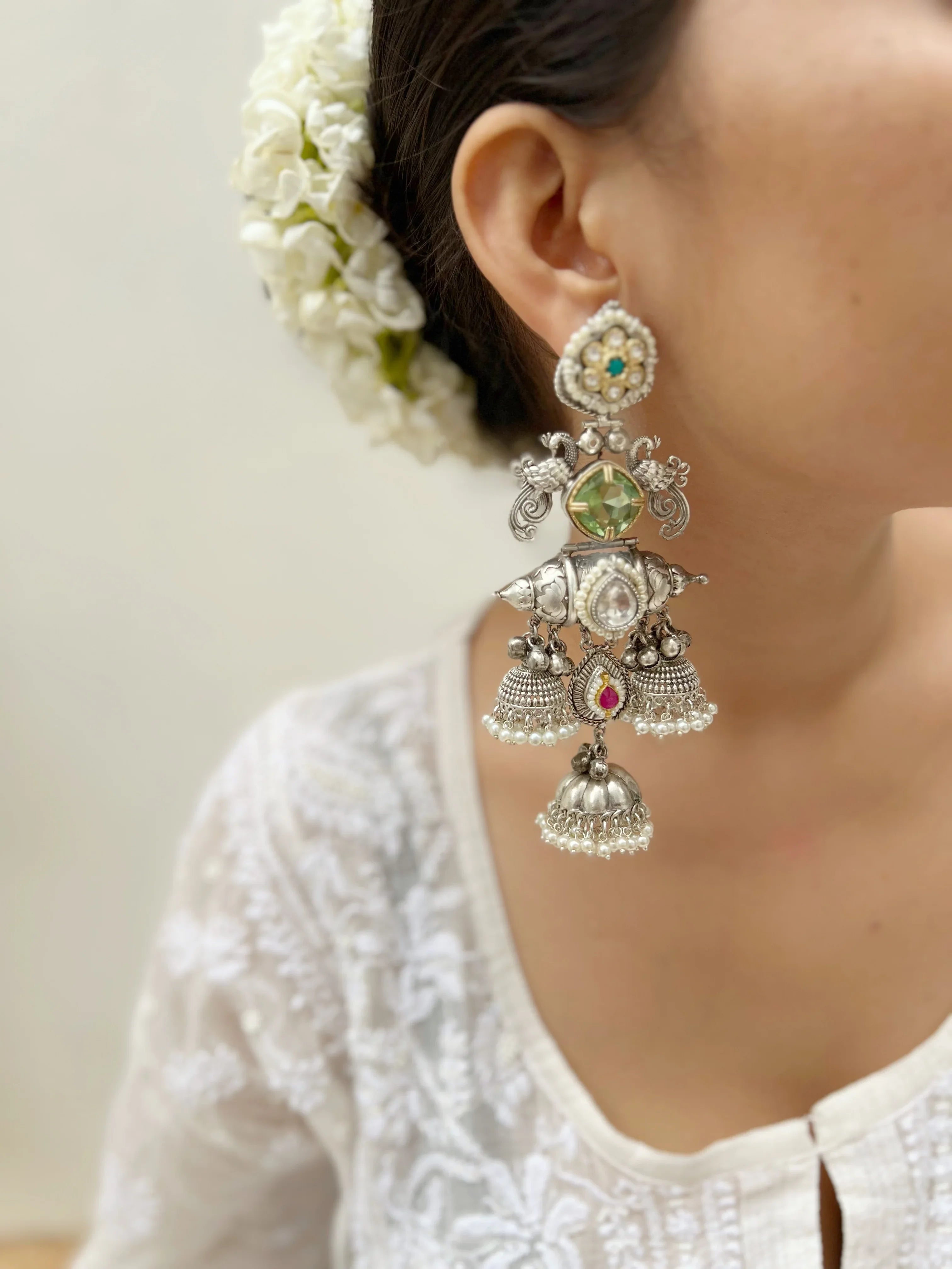 Chaandni Lahar Danglers - Jhaanjhariya