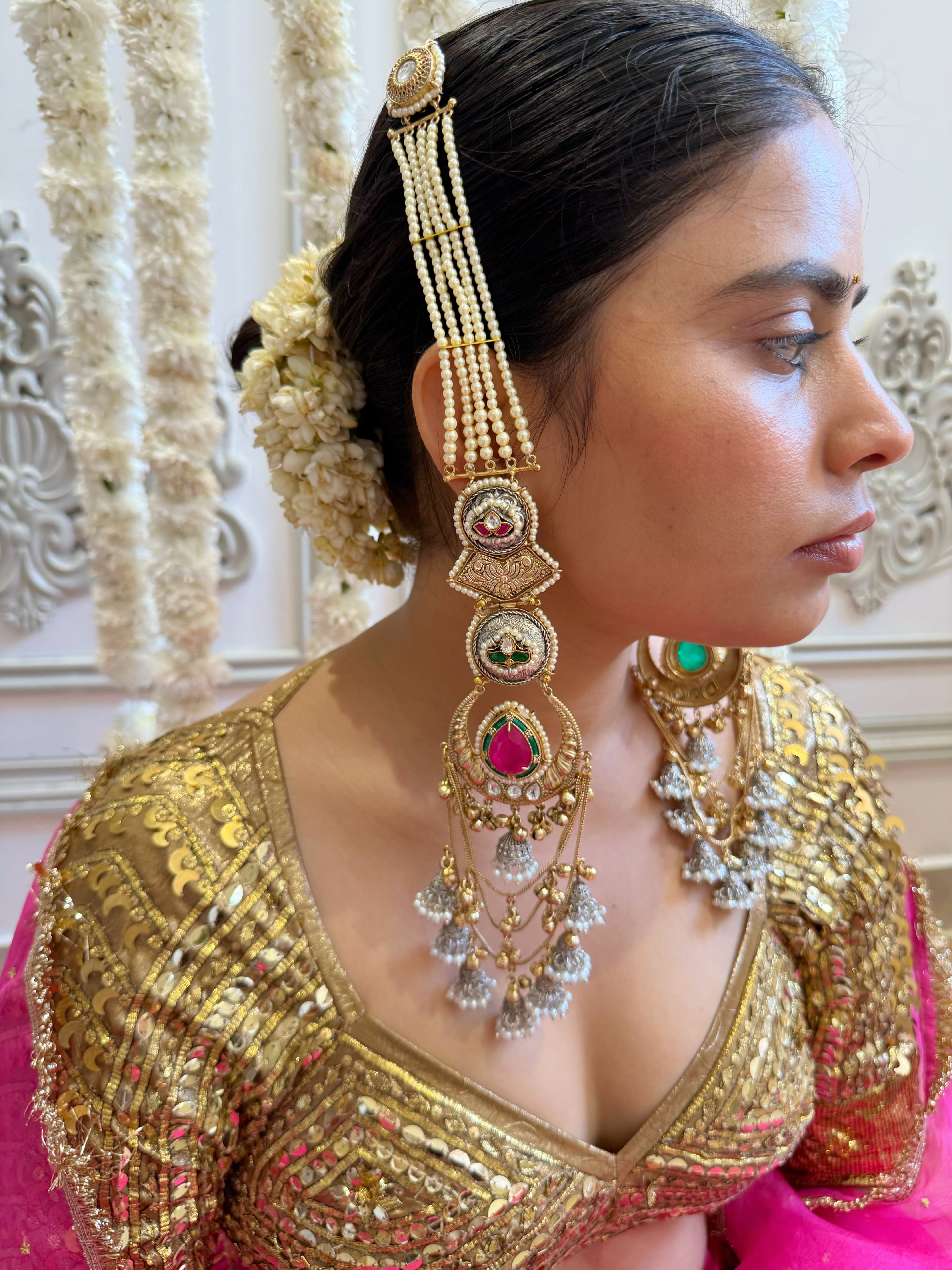 Ishq-Ana Shehzadi Pearl Sahara Earrings