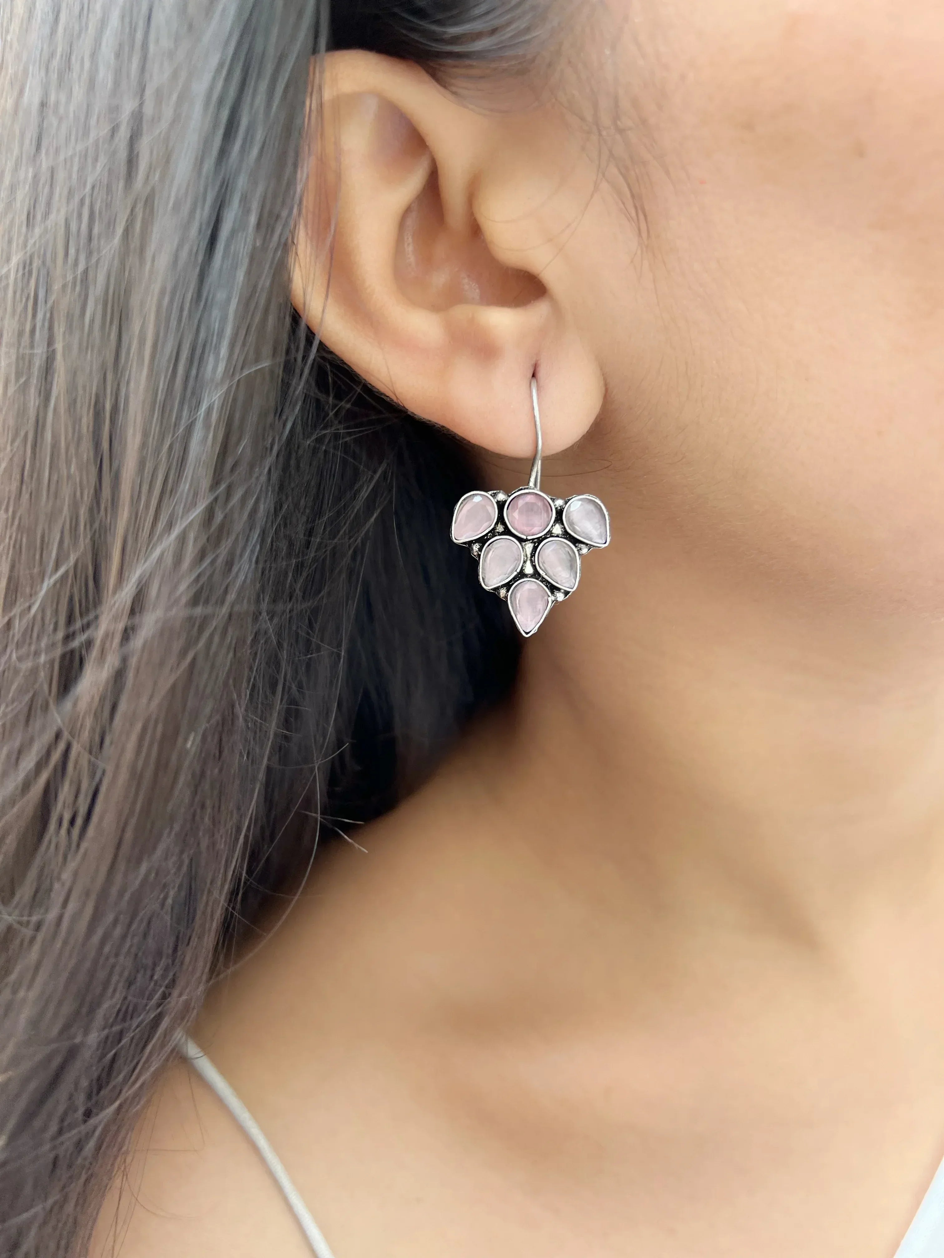 Grape Hook Earrings - Jhaanjhariya