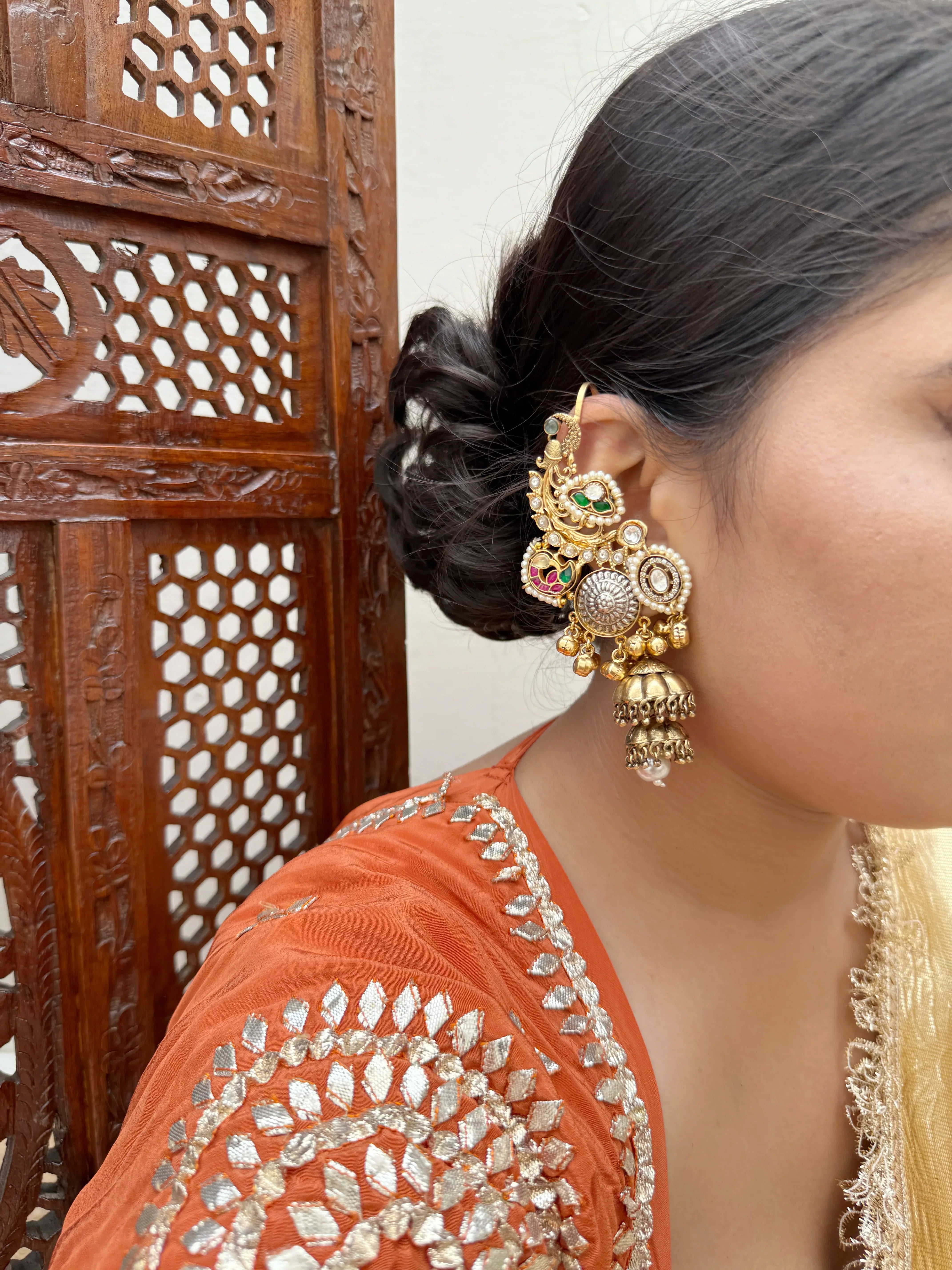 Karnphool Earcuffs - Jhaanjhariya