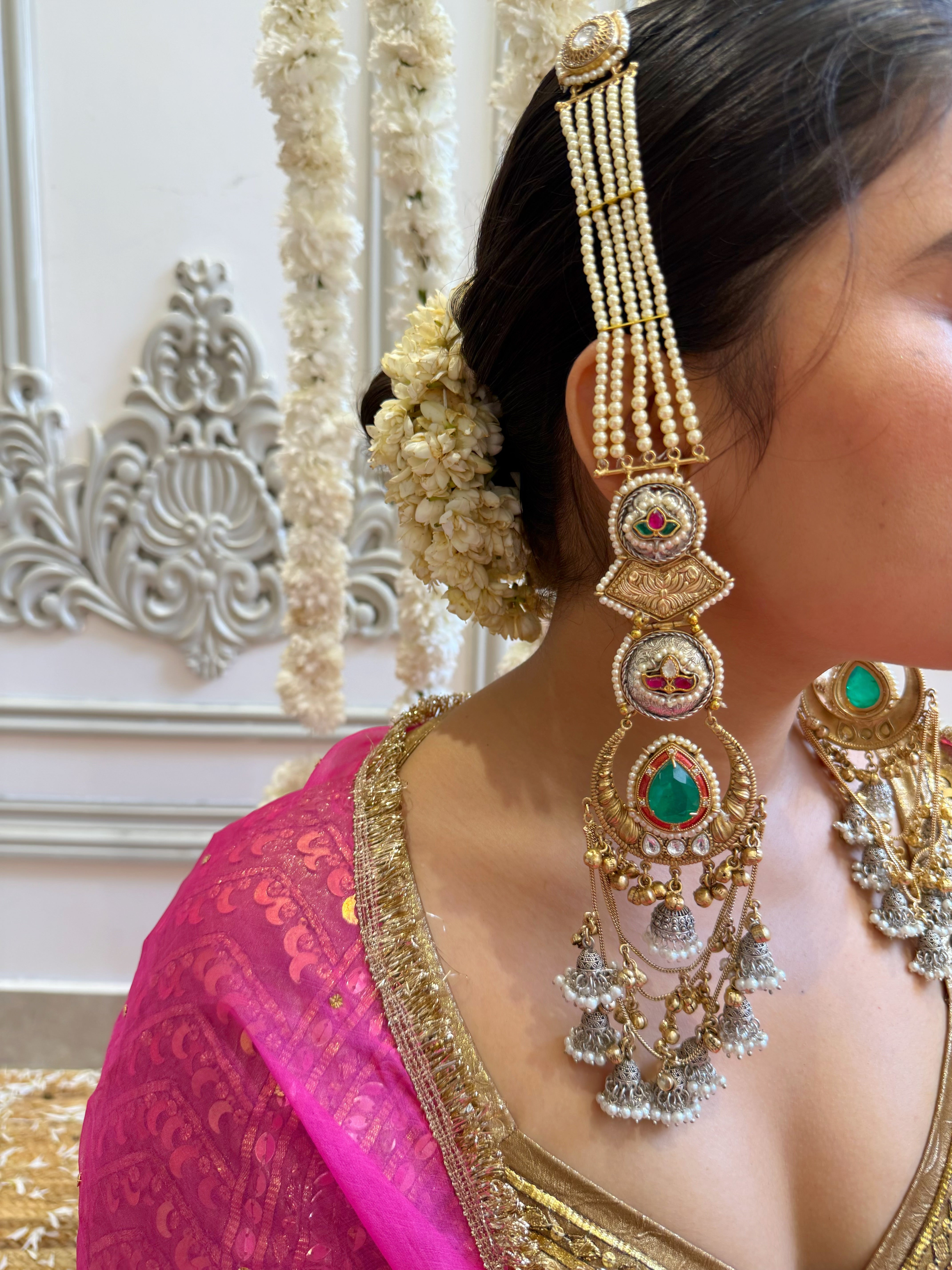 Ishq-Ana Shehzadi Pearl Sahara Earrings
