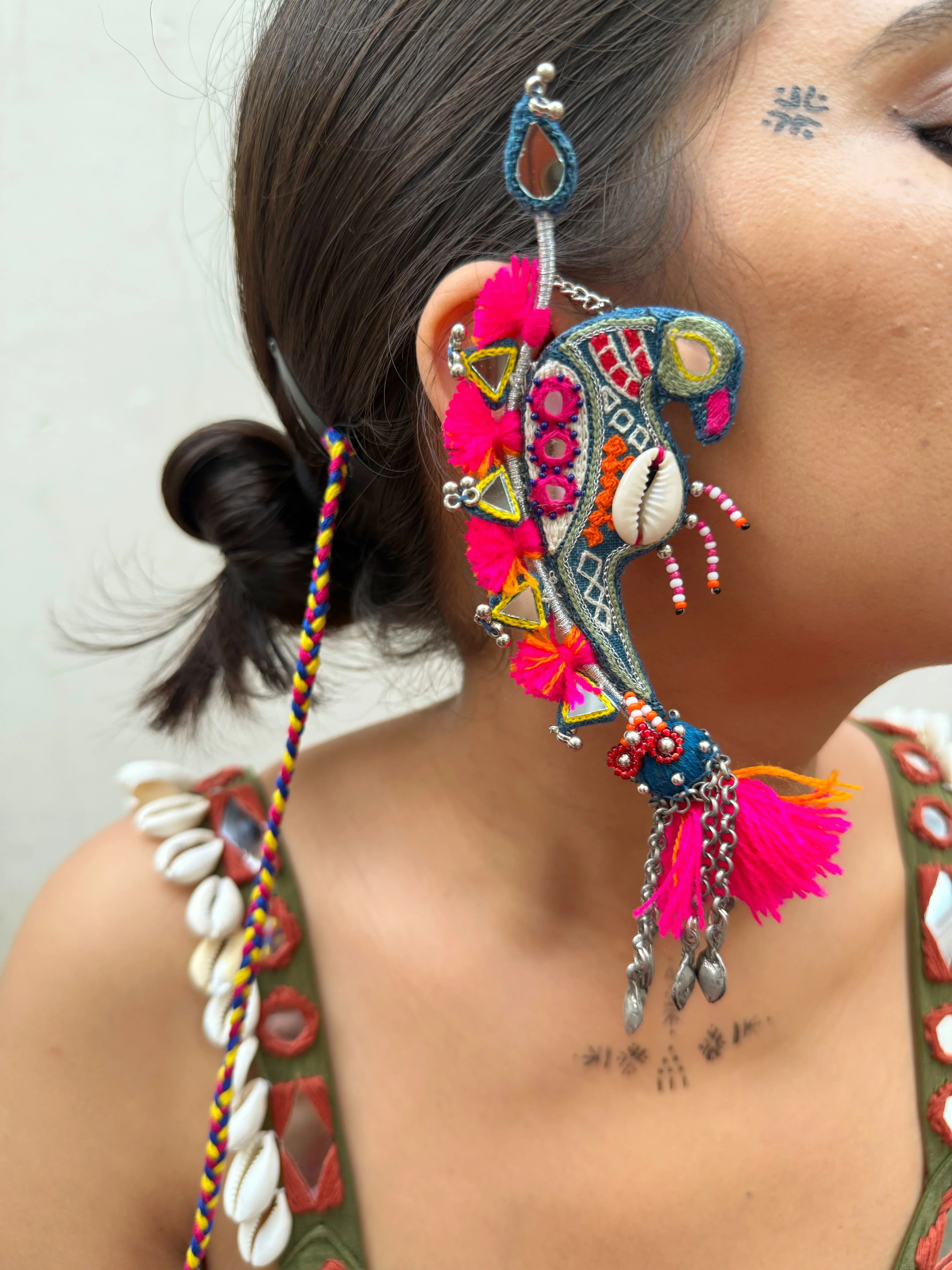 Rangeela Tota- Earcuffs - Jhaanjhariya