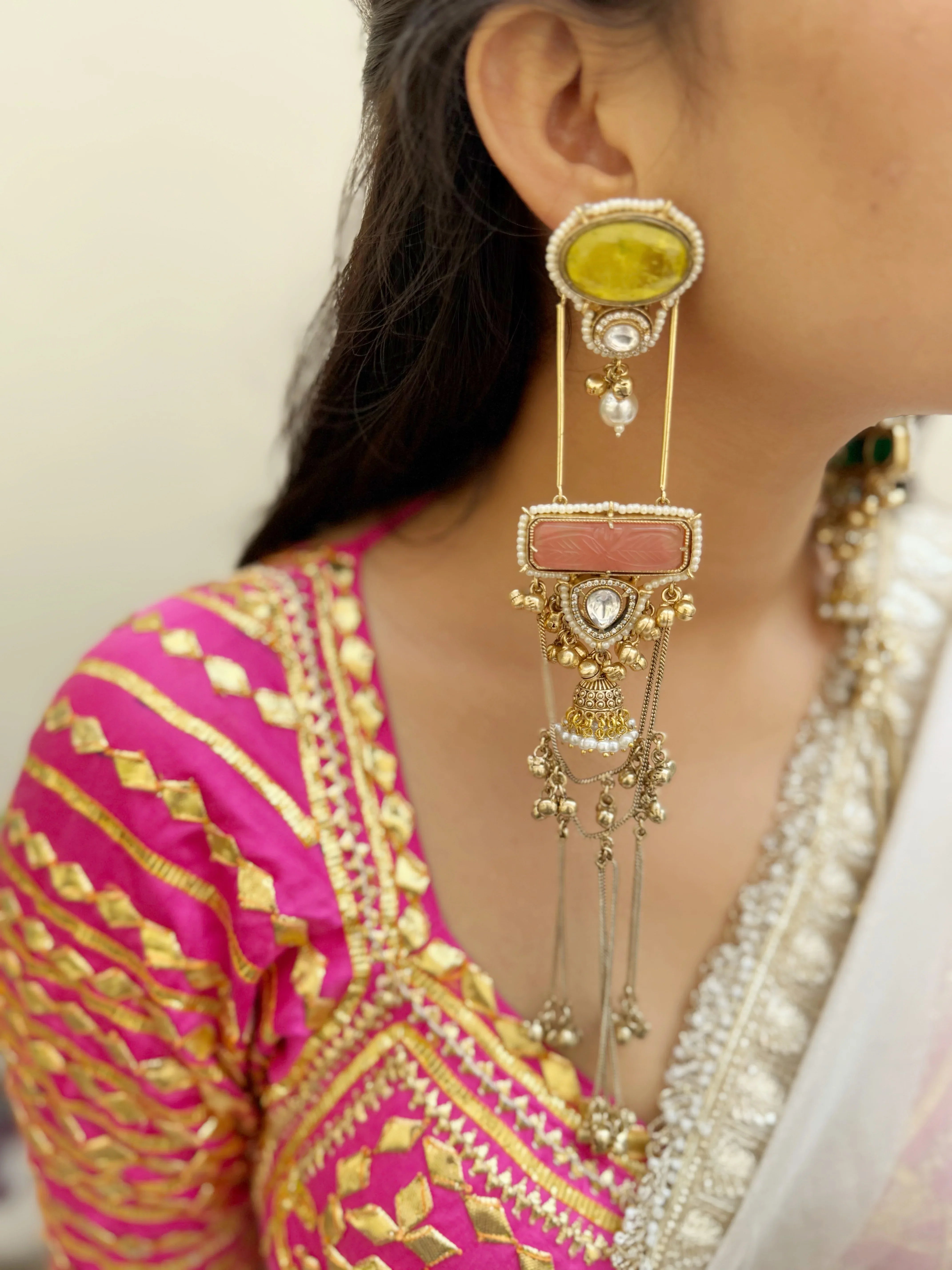 Zehn Kashmiri Earrings - Jhaanjhariya