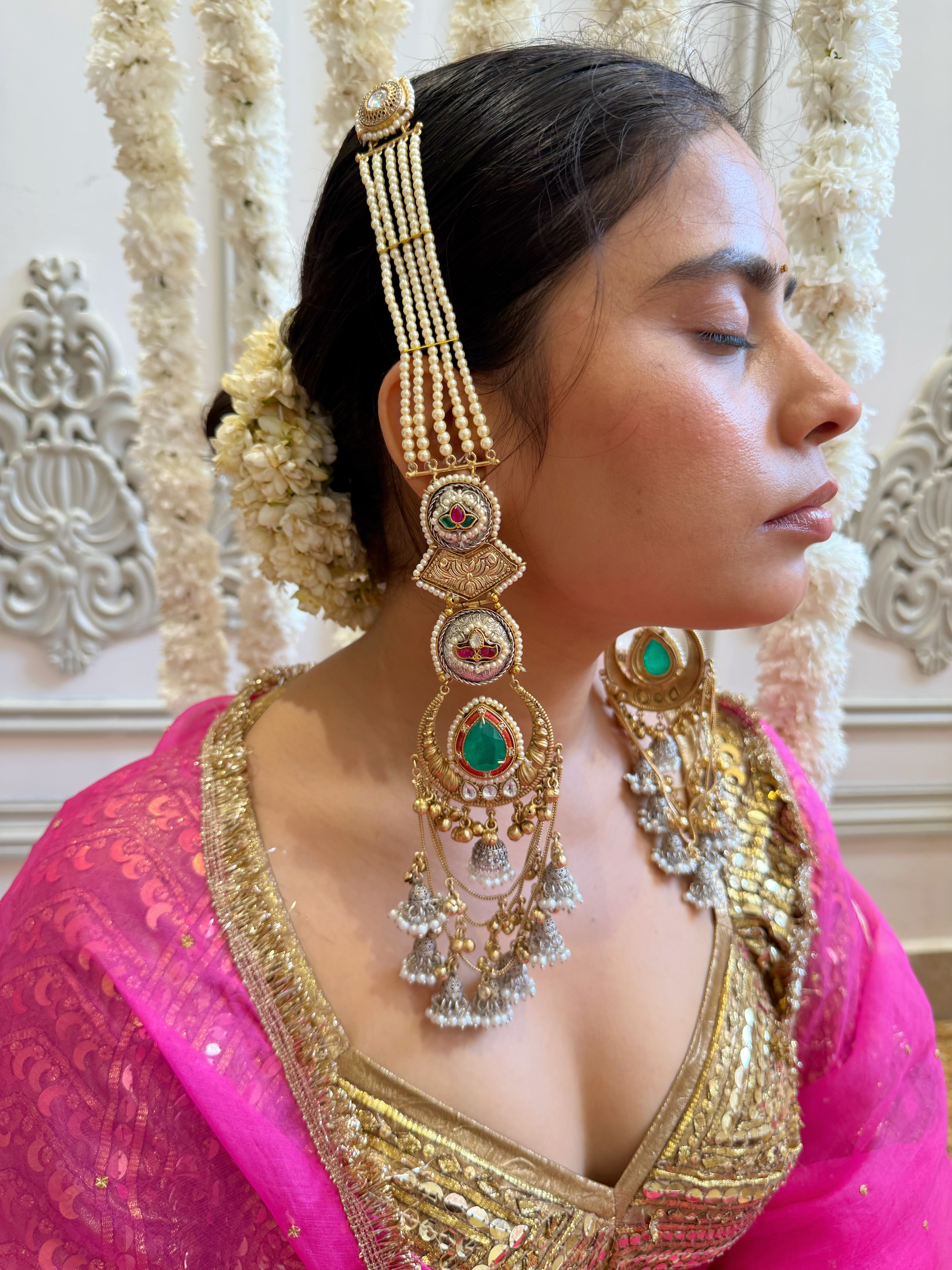 Ishq-Ana Shehzadi Pearl Sahara Earrings