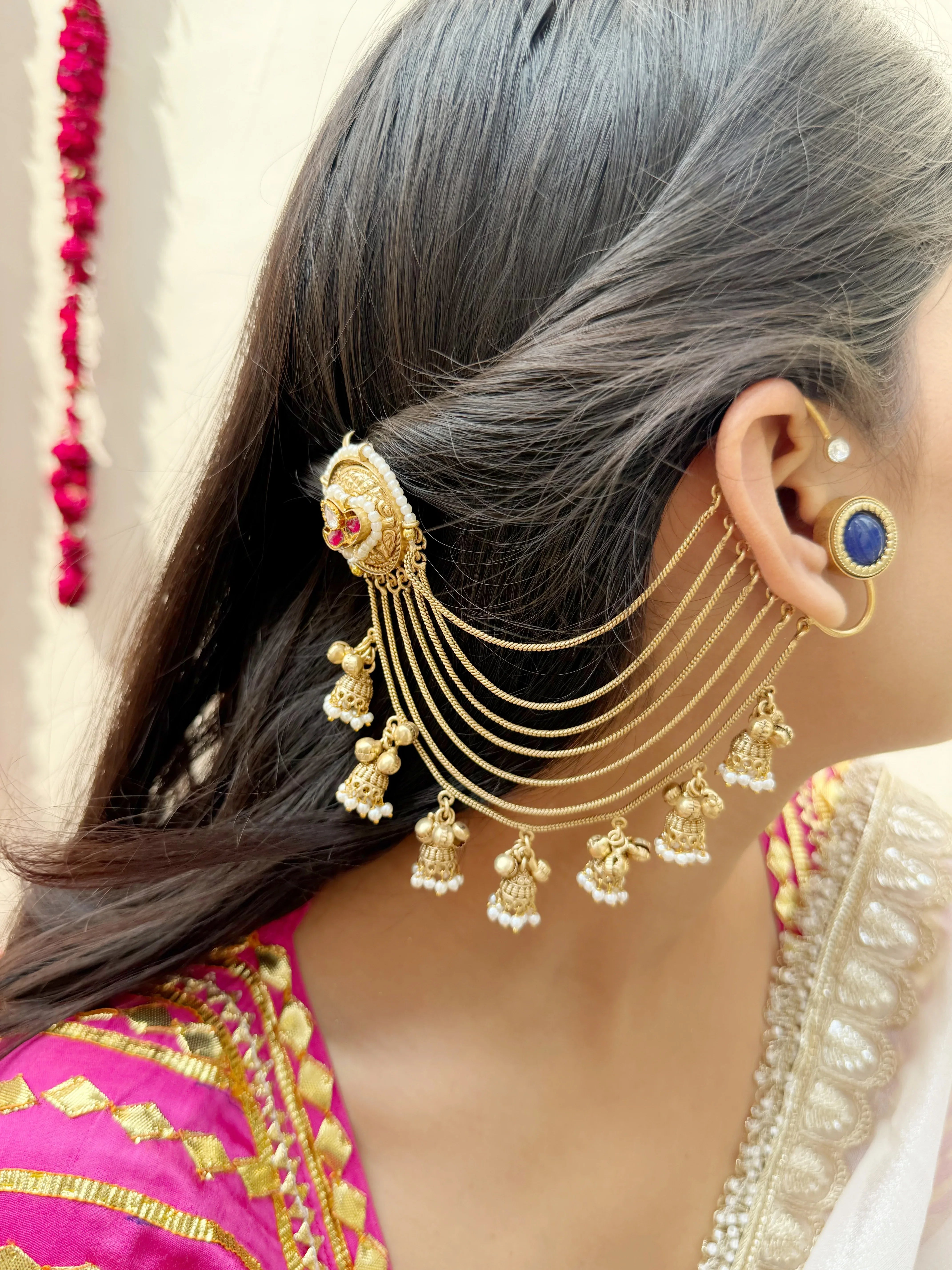 Khwaab Earcuffs With Kaanchain - Jhaanjhariya