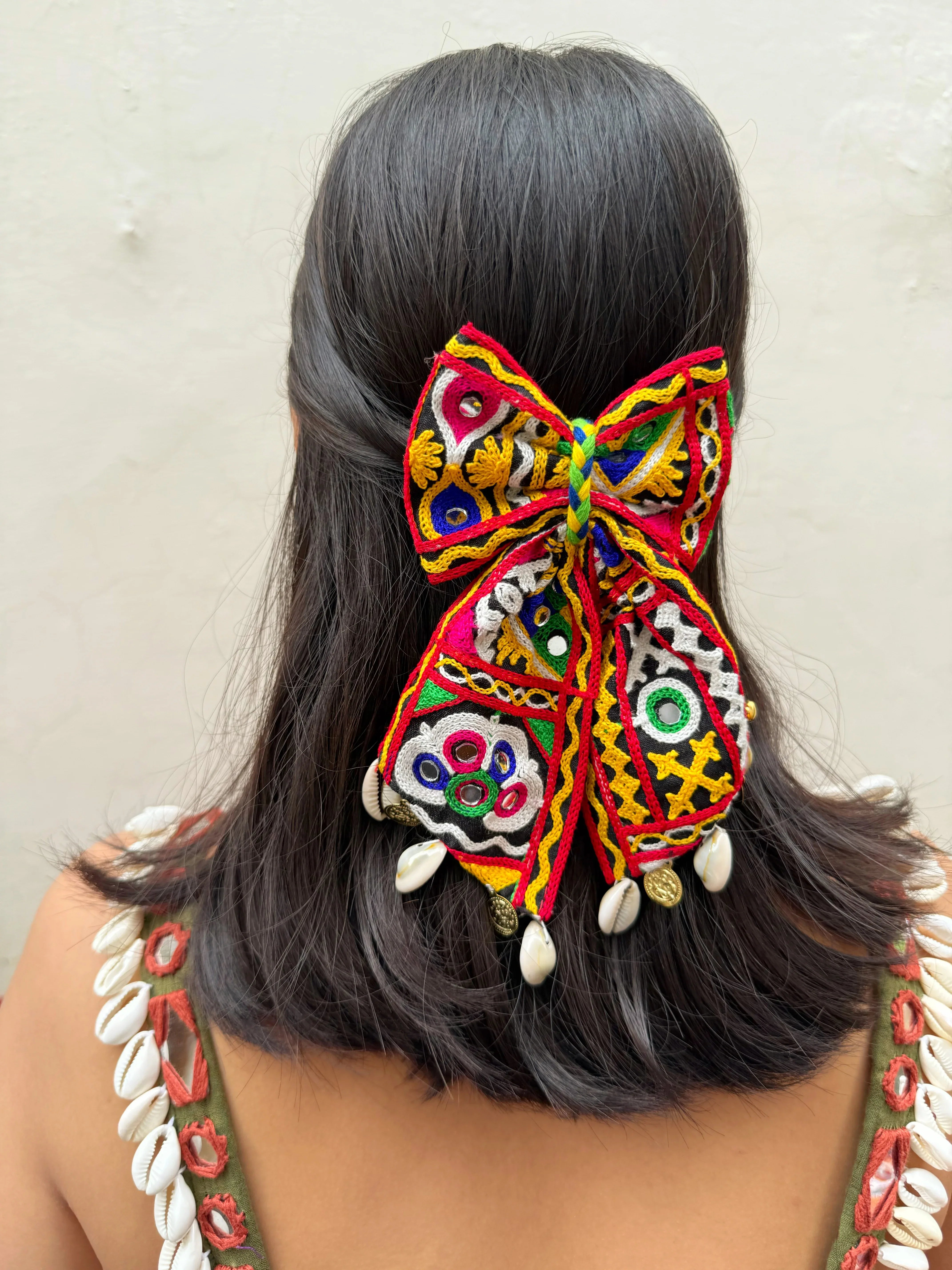 Garba Glam Bow - Jhaanjhariya