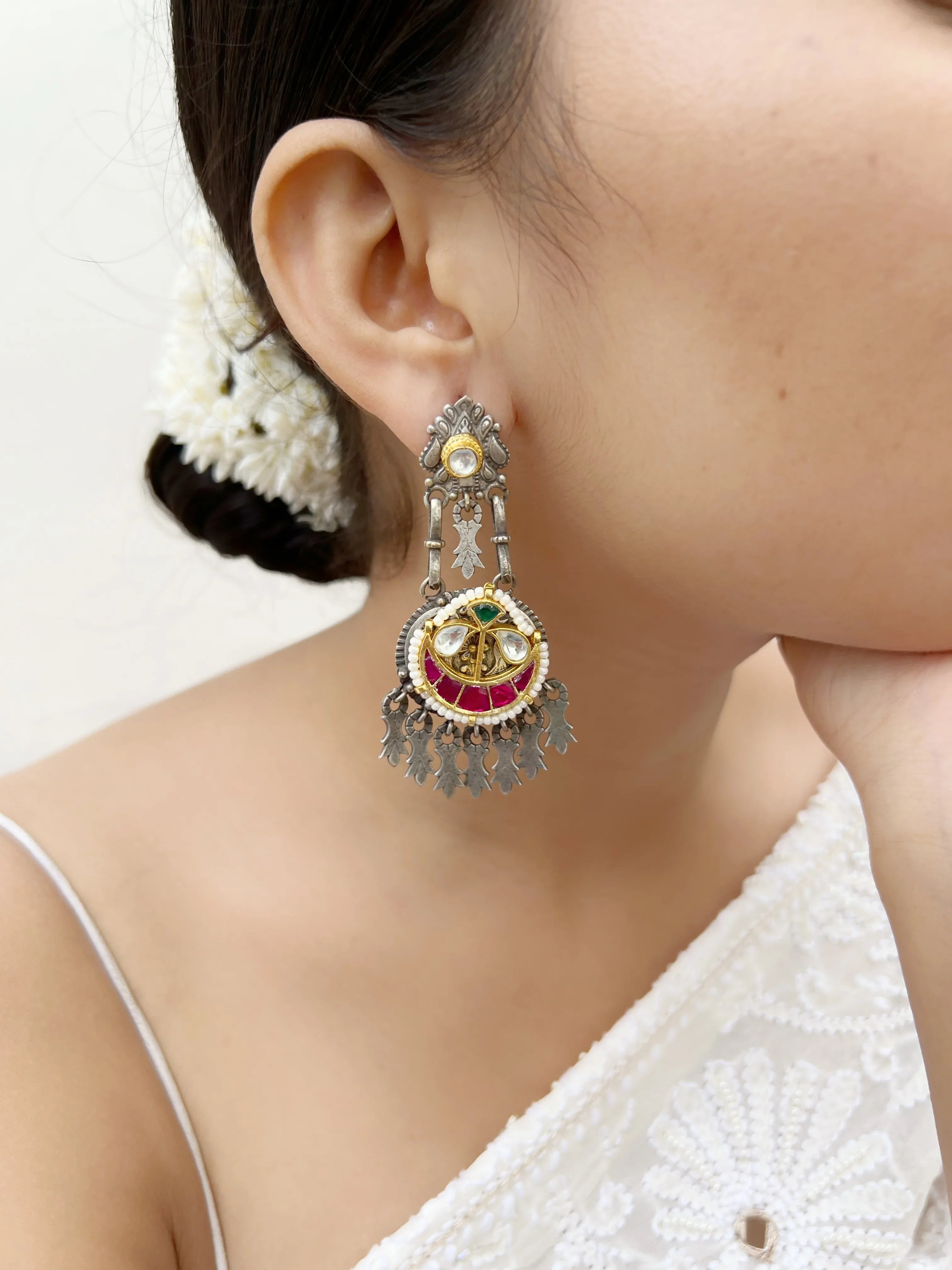 Raha Fusion Danglers - Jhaanjhariya