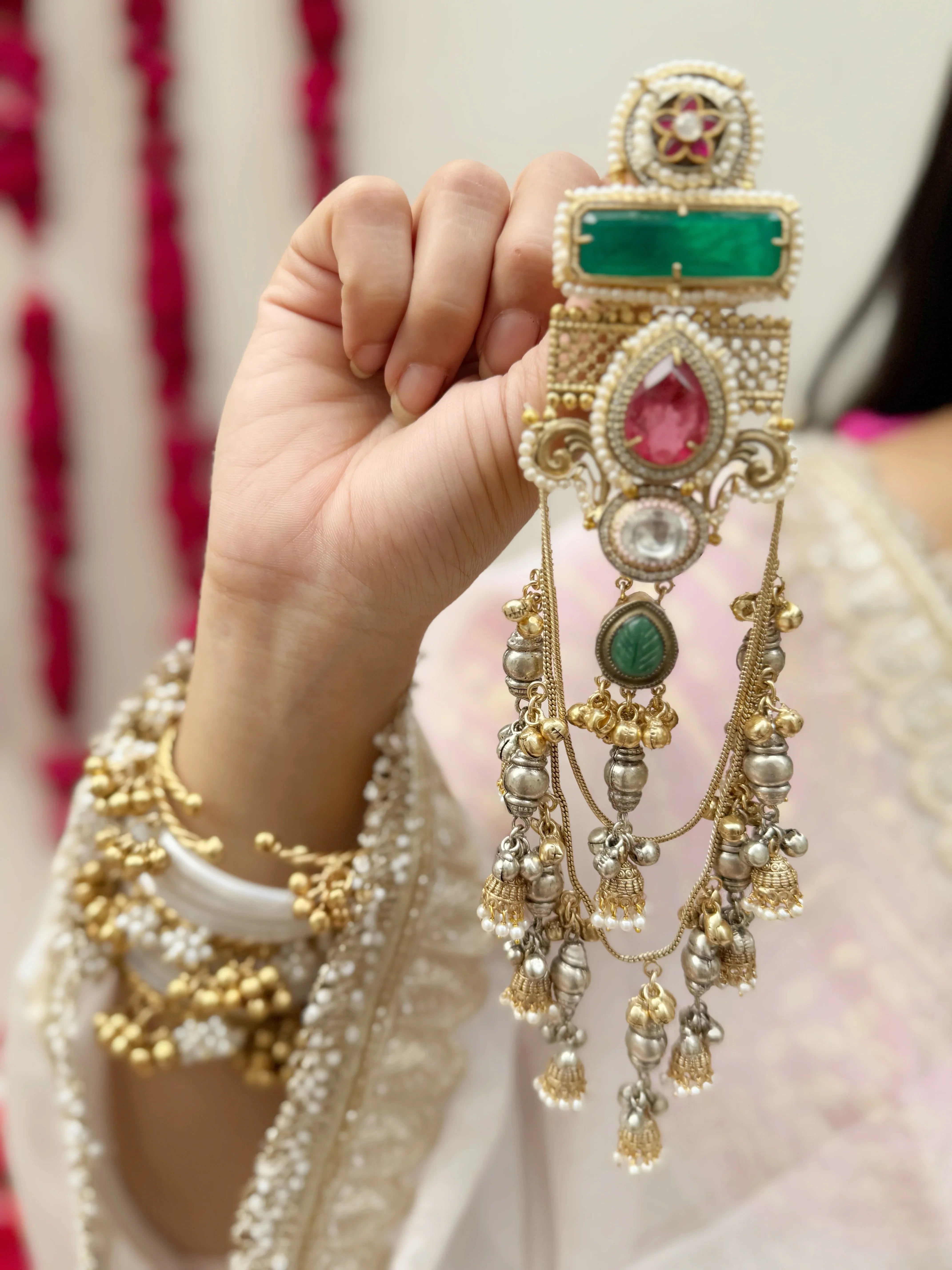 Dilbar Kashmiri Earrings - Jhaanjhariya