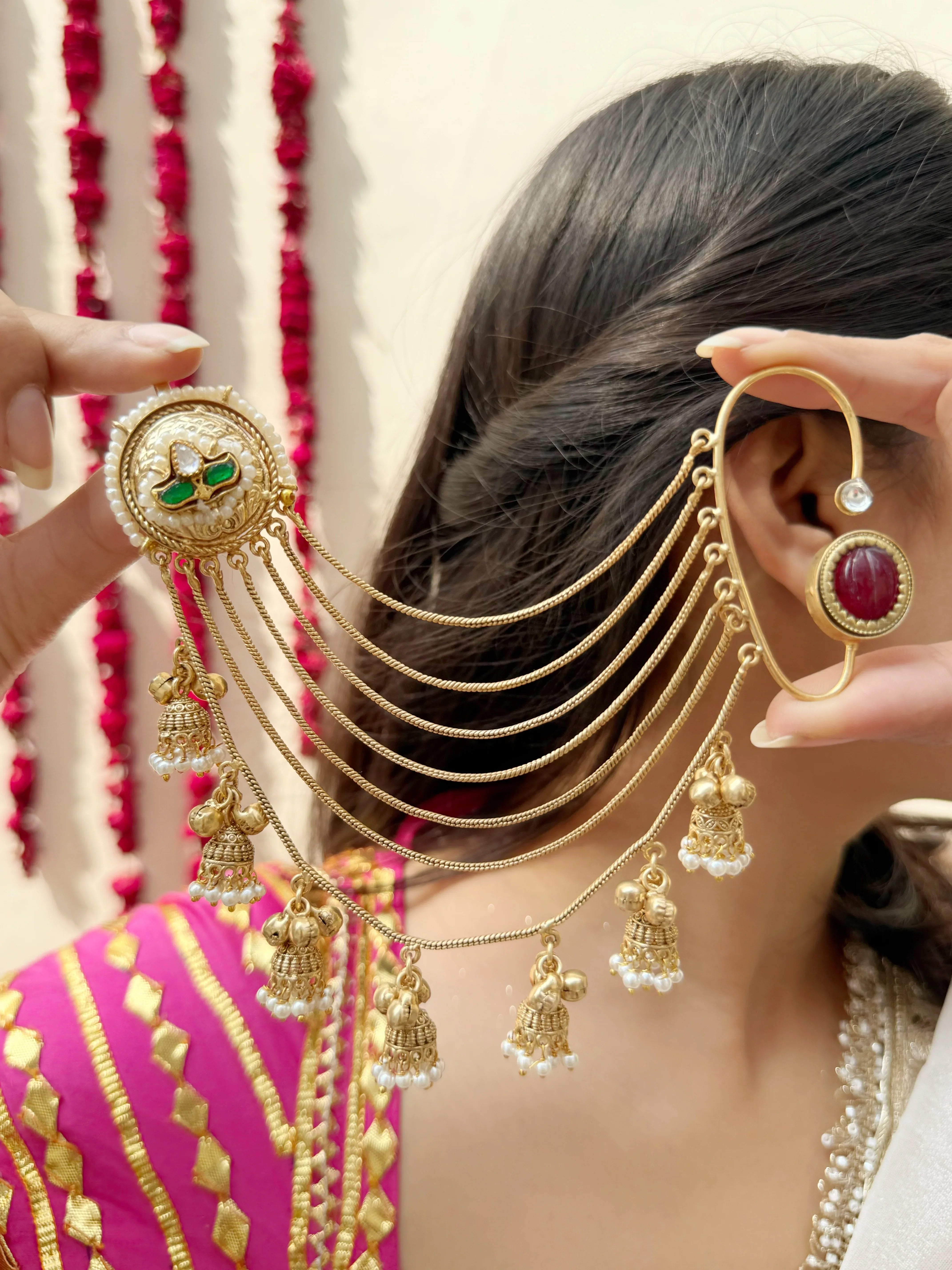 Khwaab Earcuffs With Kaanchain - Jhaanjhariya