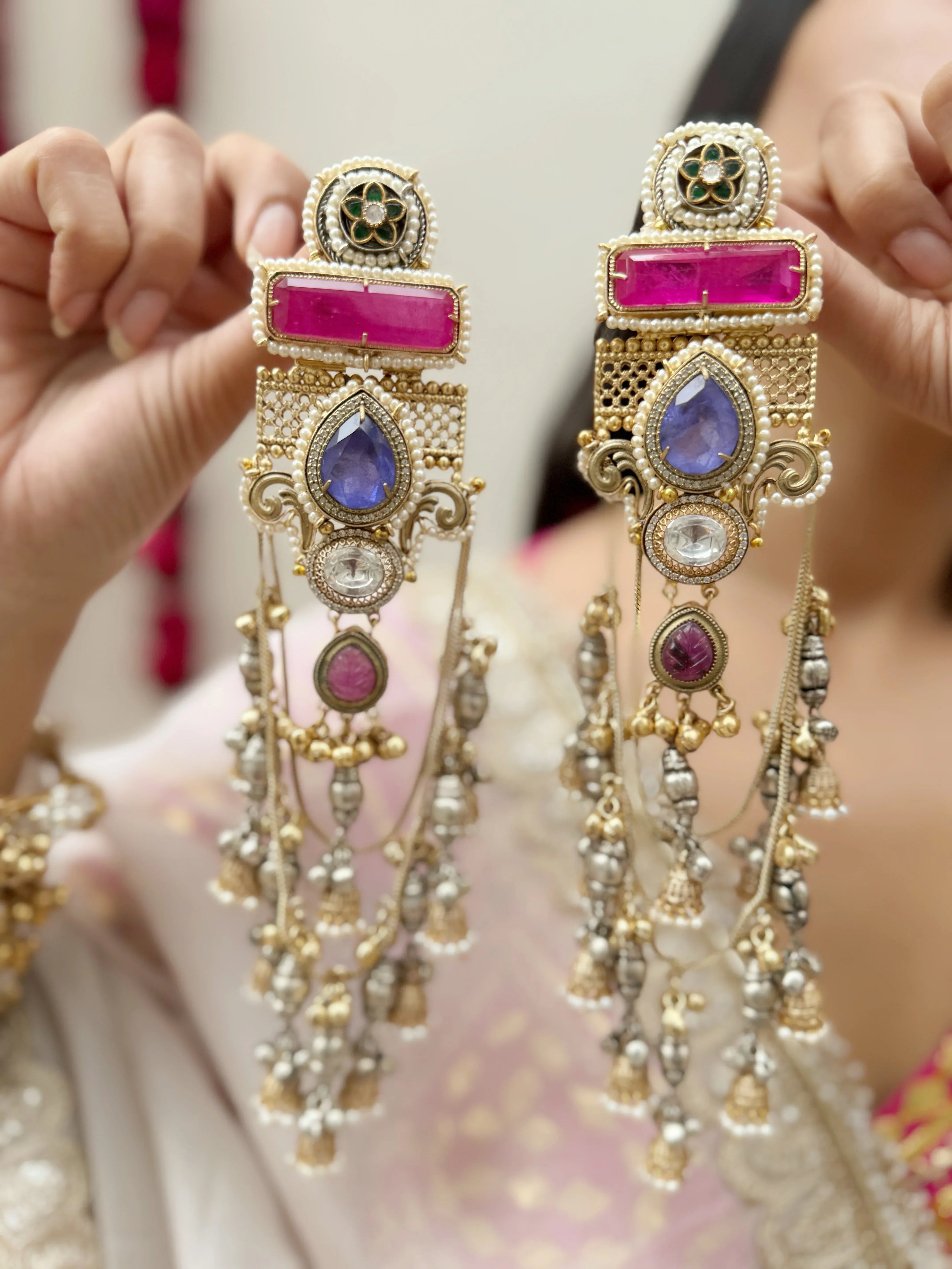 Dilbar Kashmiri Earrings - Jhaanjhariya