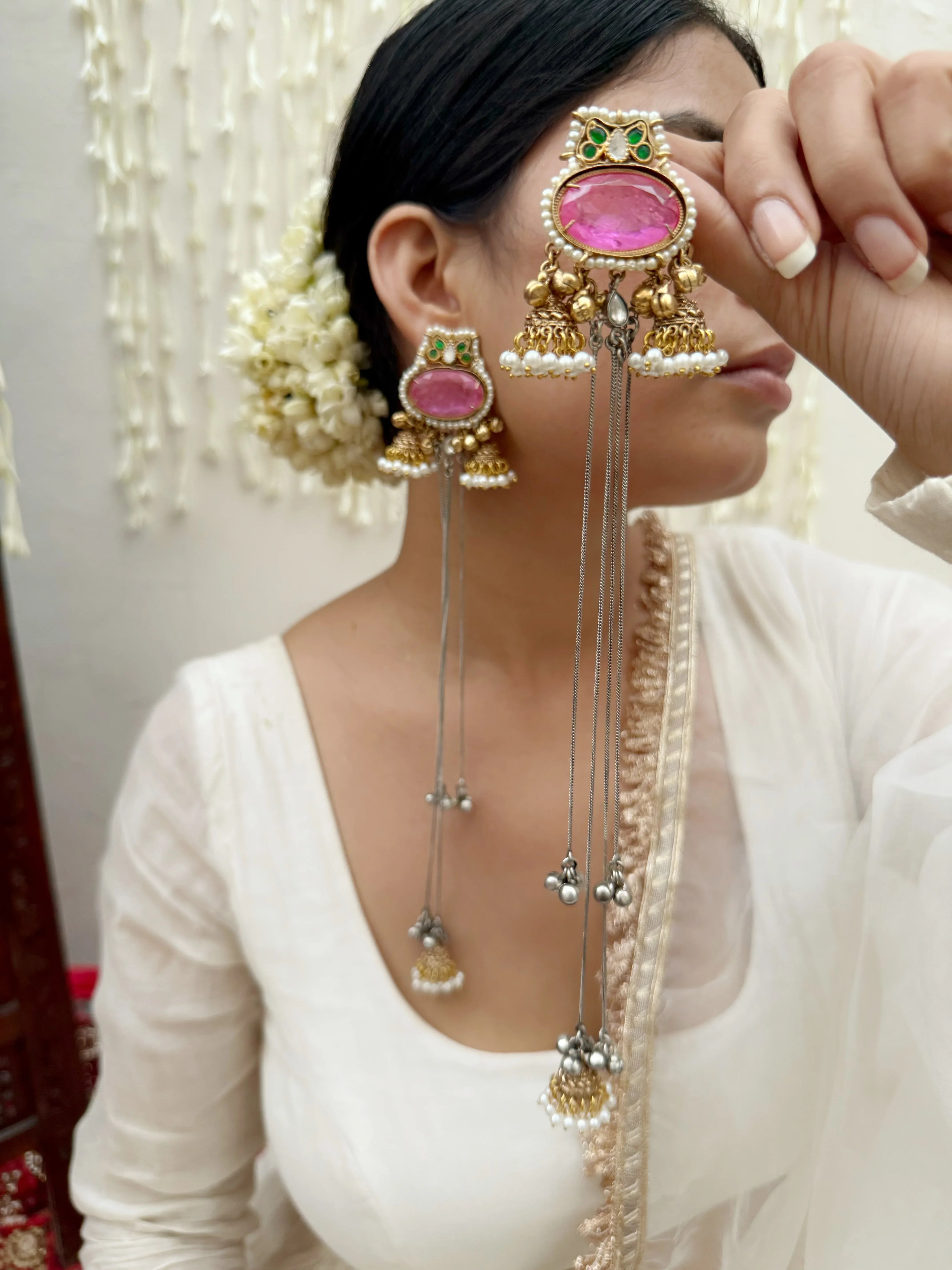 Saibo Kashmiri Earrings - Jhaanjhariya
