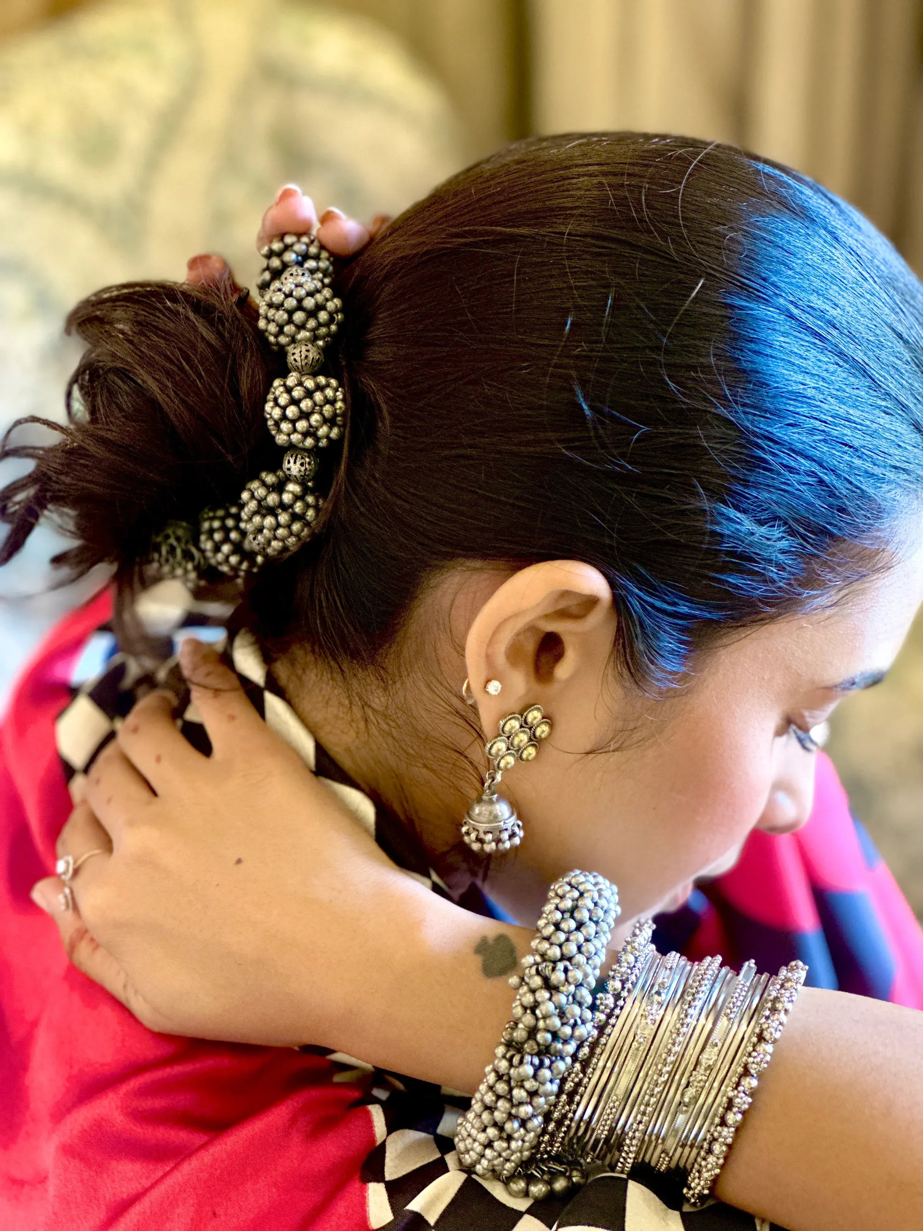 Mogra Gajra Bracelet ( two-in-one ) - Jhaanjhariya