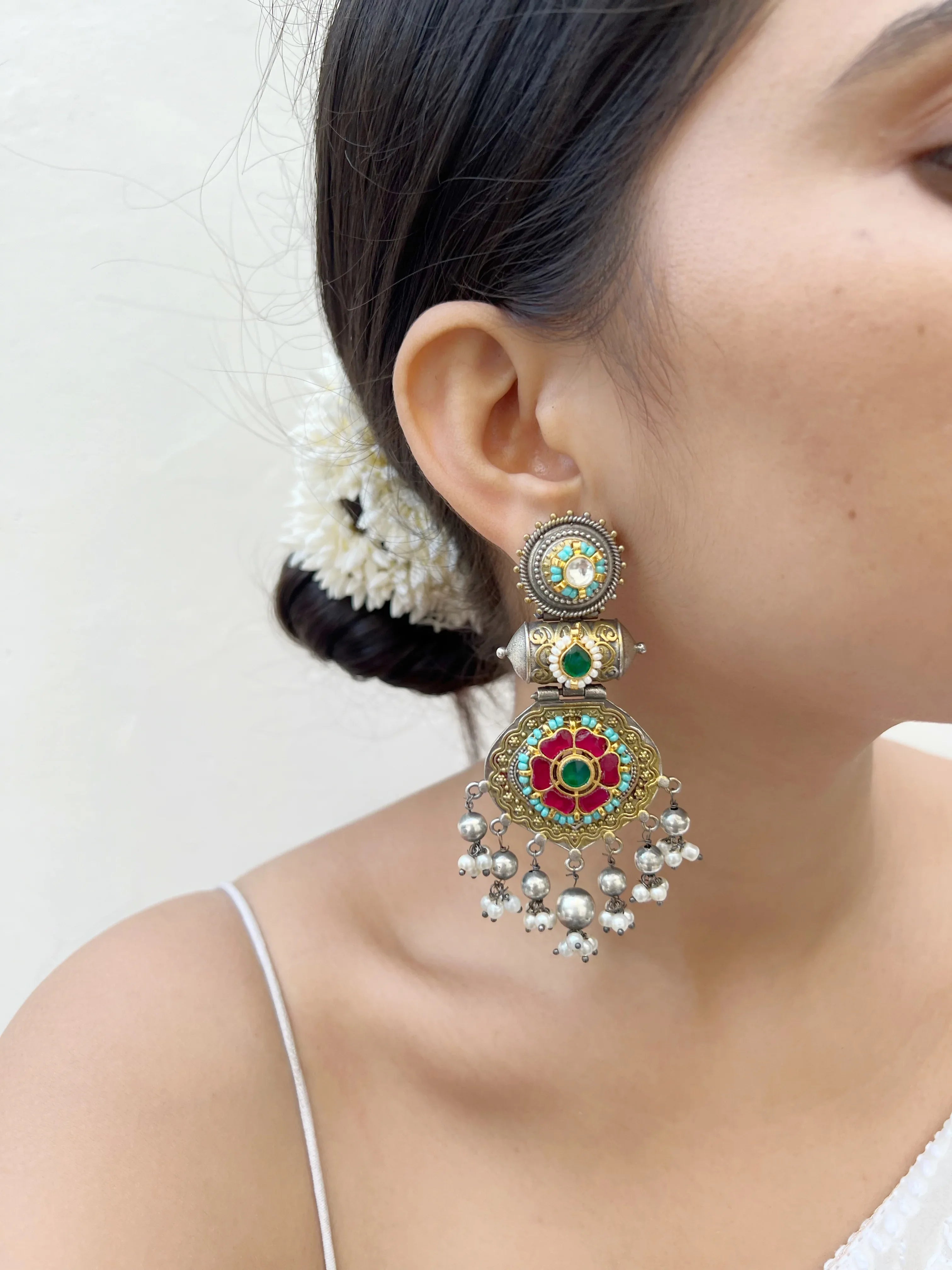 Adhya Fusion Danglers - Jhaanjhariya