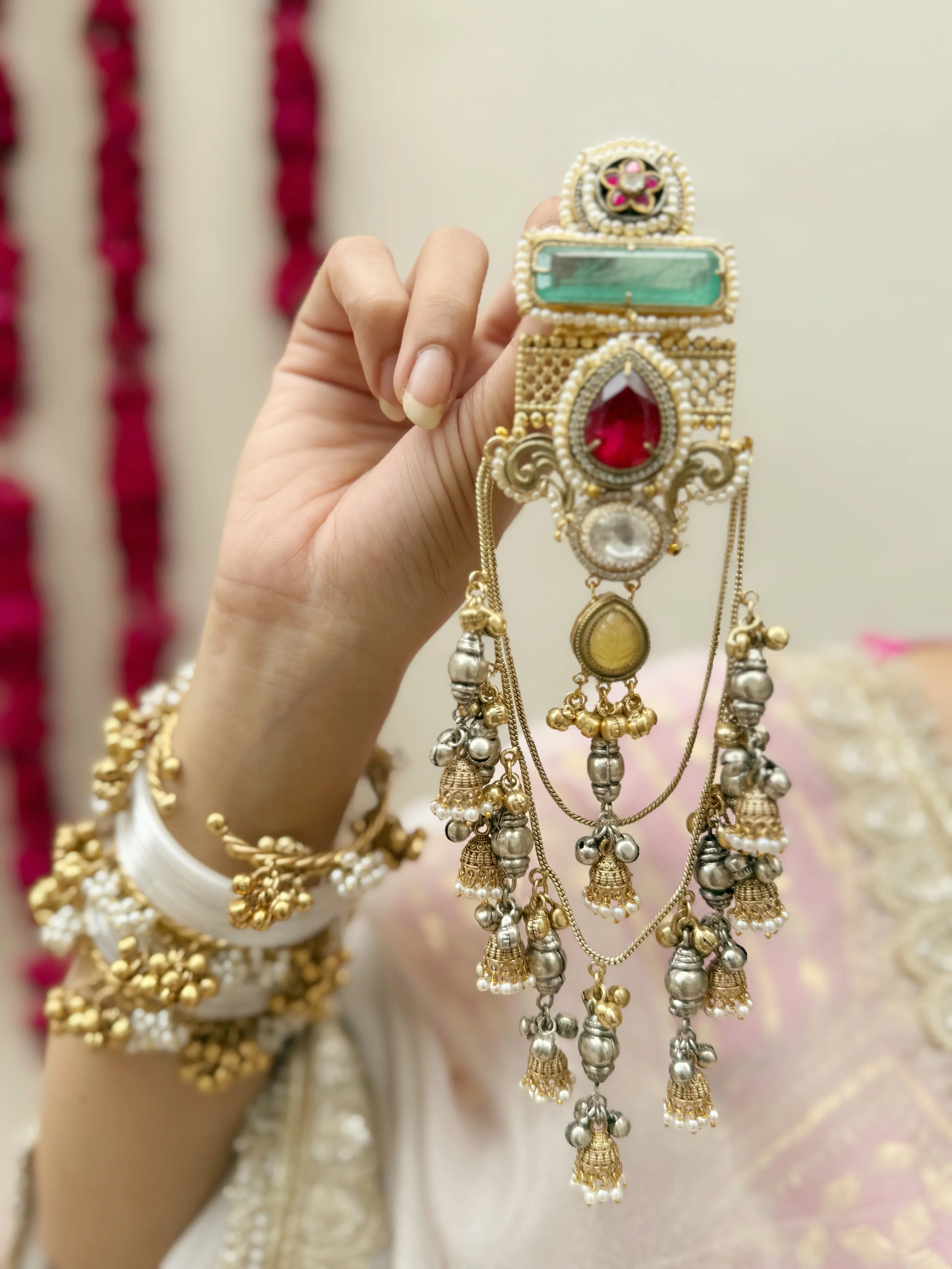 Dilbar Kashmiri Earrings - Jhaanjhariya