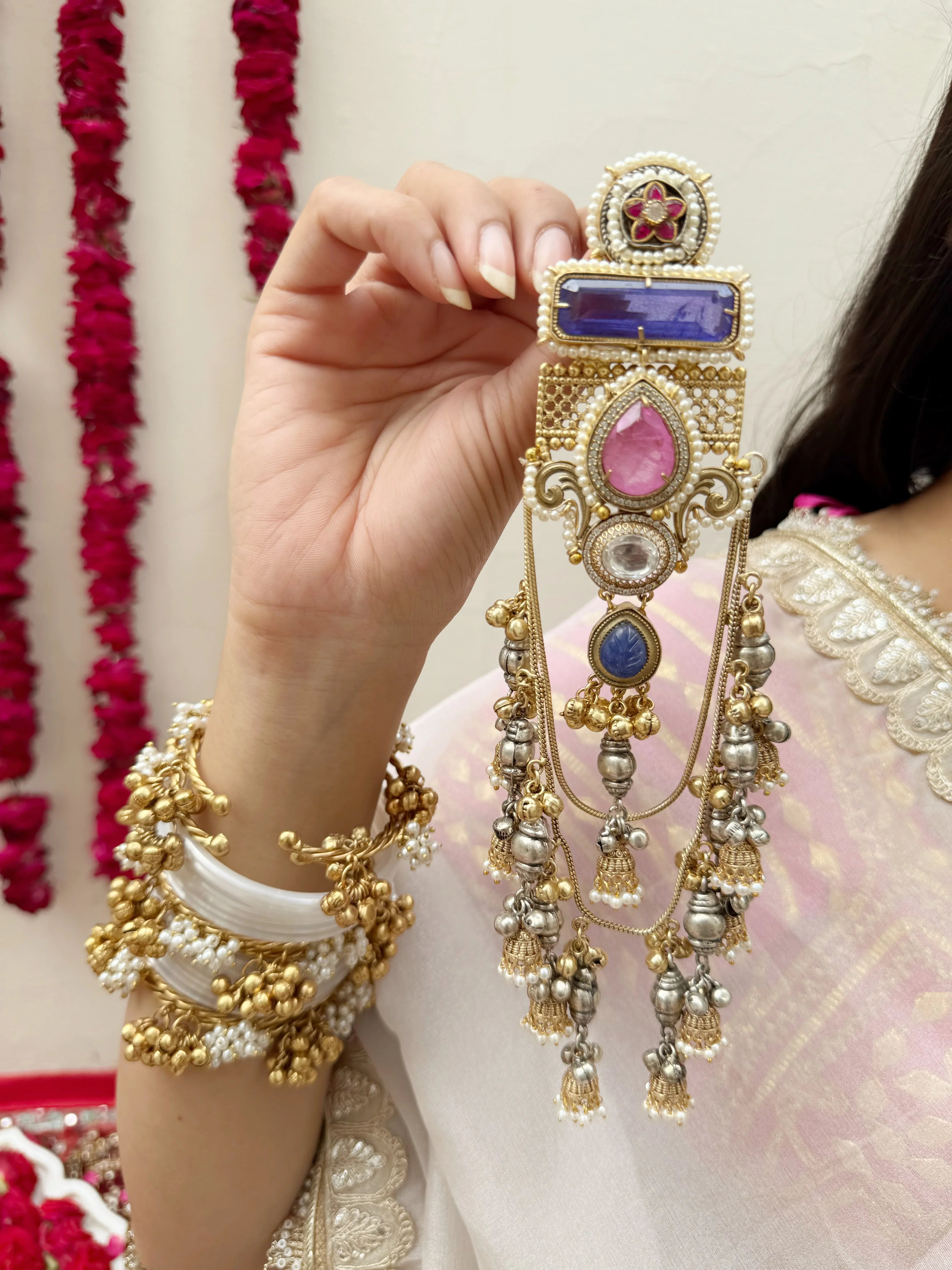 Dilbar Kashmiri Earrings - Jhaanjhariya