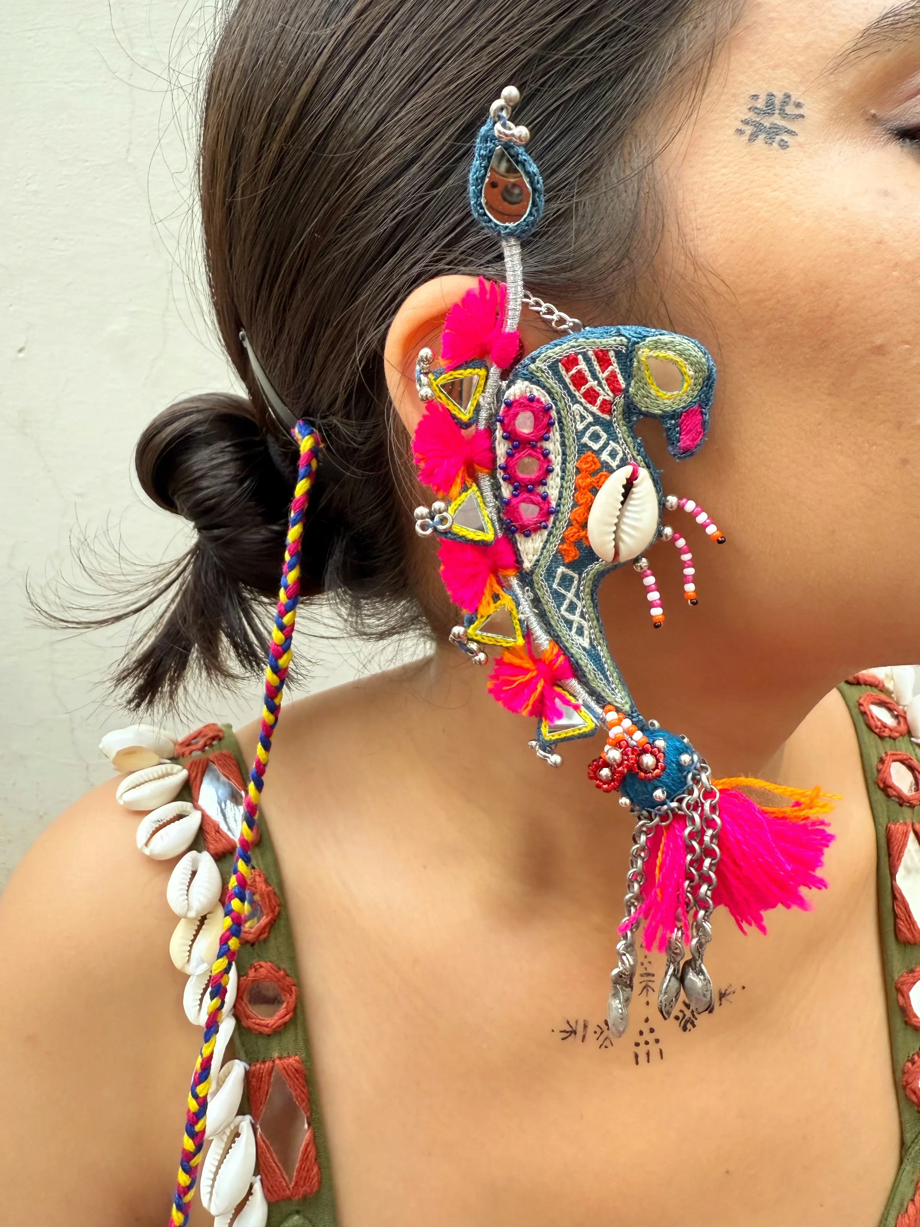 Rangeela Tota- Earcuffs - Jhaanjhariya