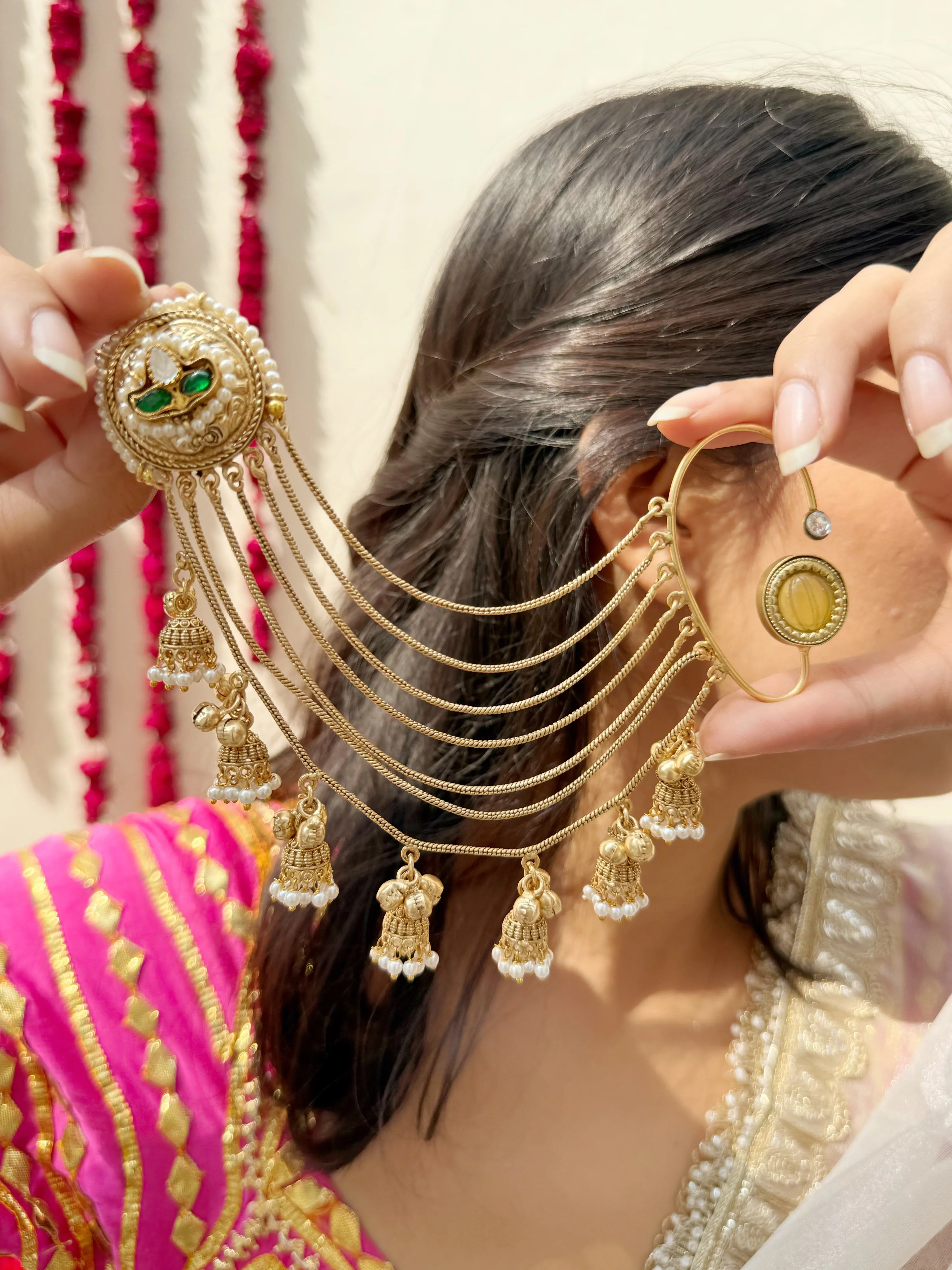 Khwaab Earcuffs With Kaanchain - Jhaanjhariya