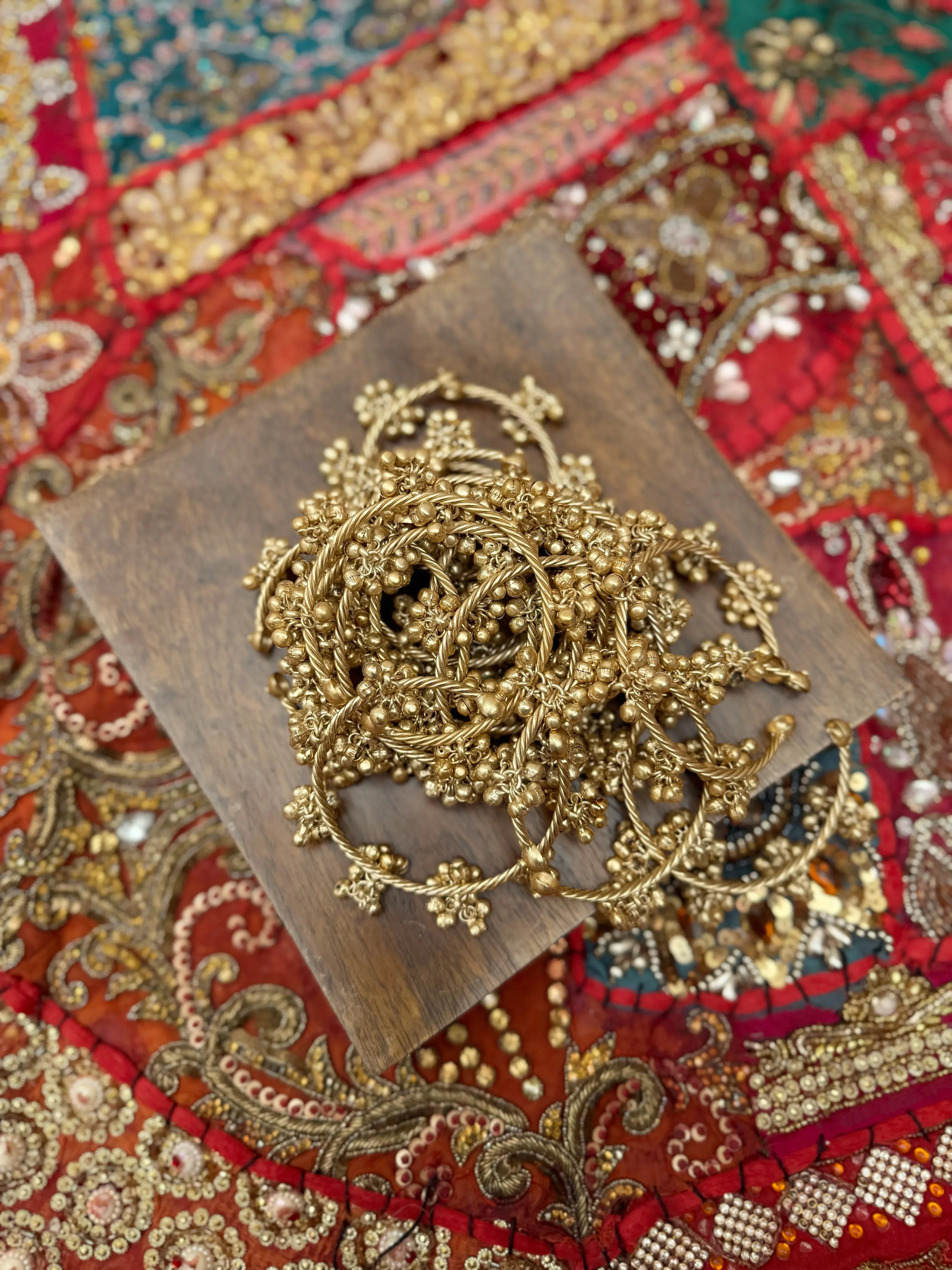 Chan Chan Ghunghroo Bangles ( set of 4) - Jhaanjhariya