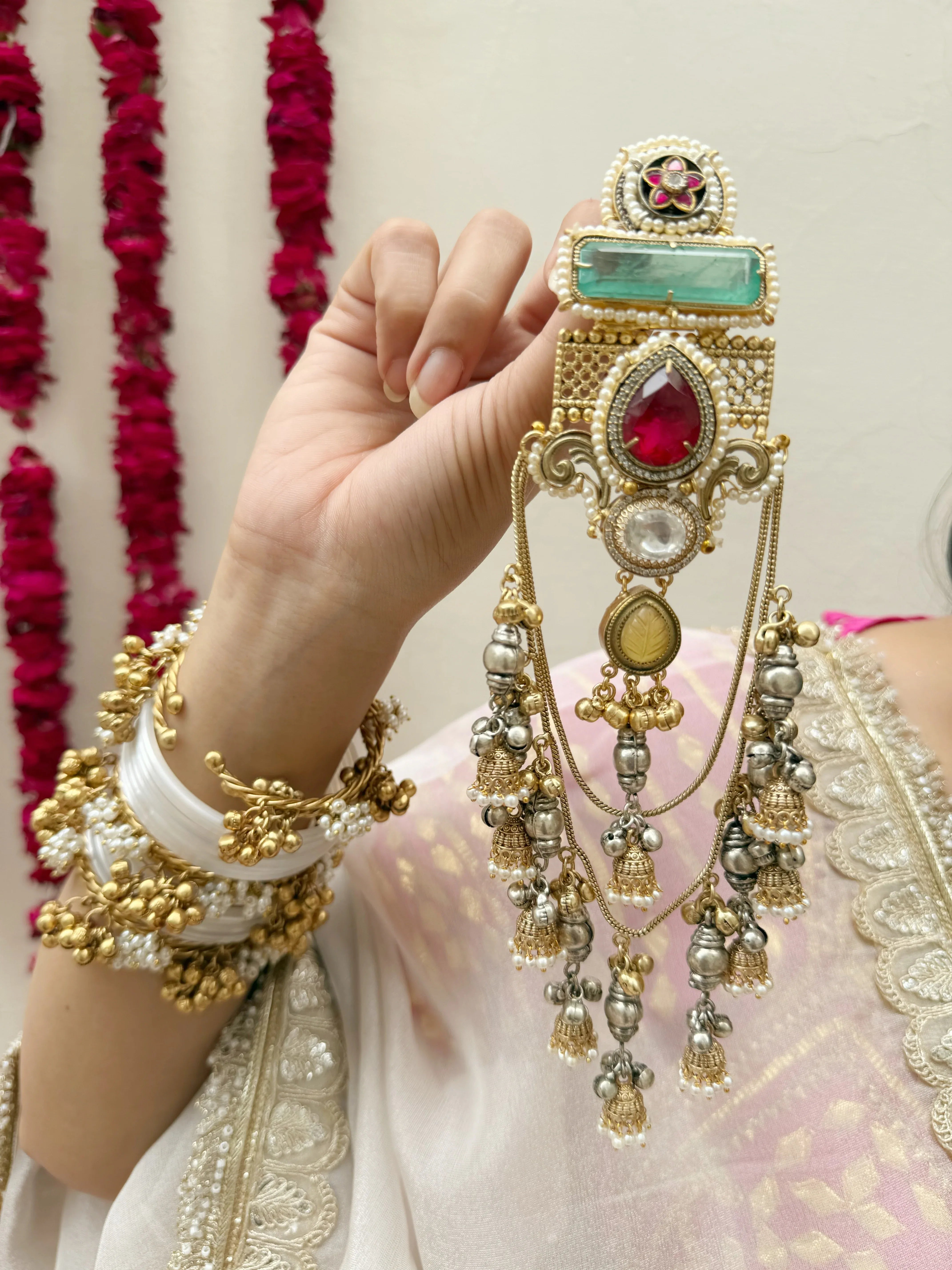 Dilbar Kashmiri Earrings - Jhaanjhariya