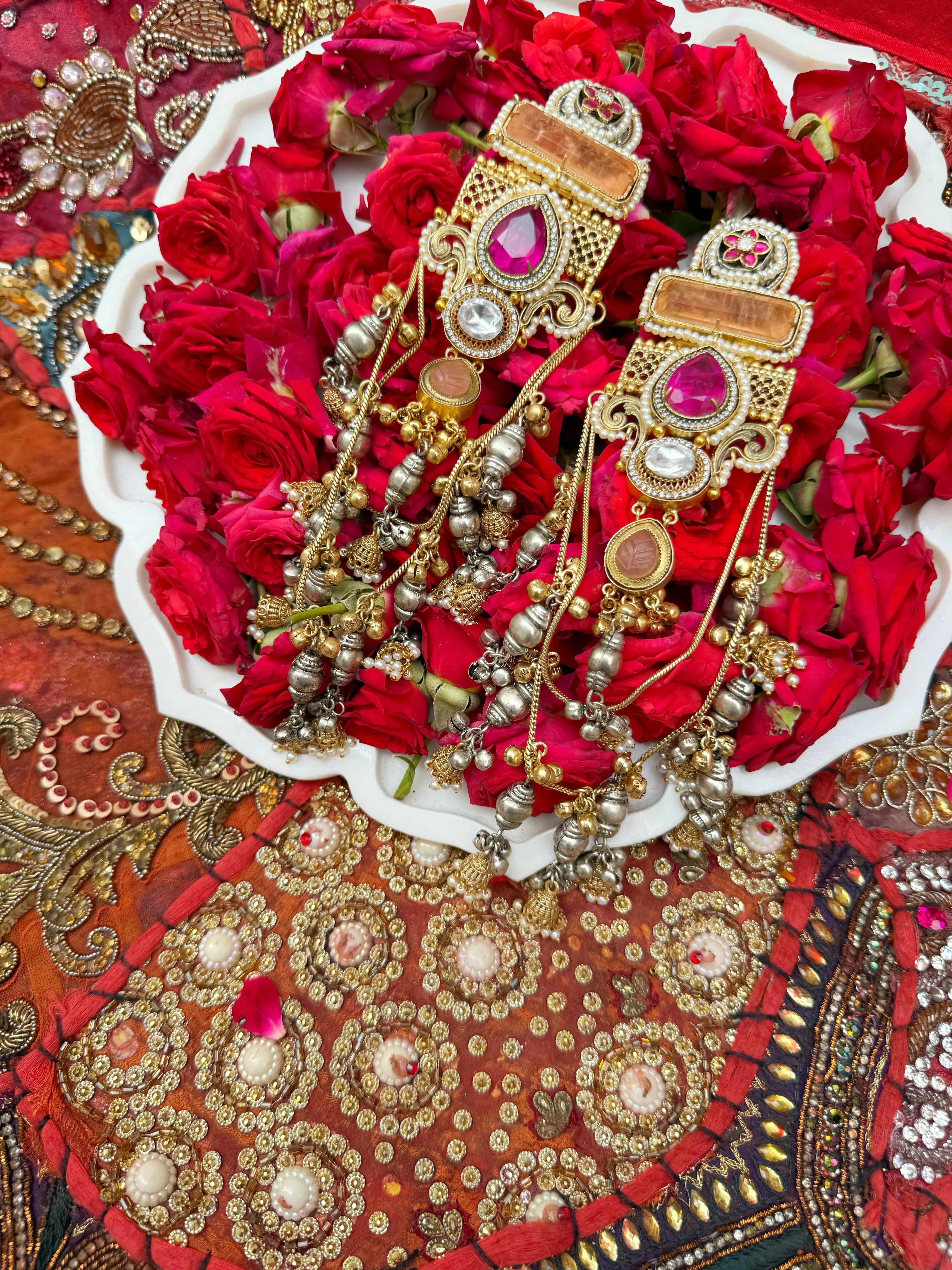Dilbar Kashmiri Earrings - Jhaanjhariya