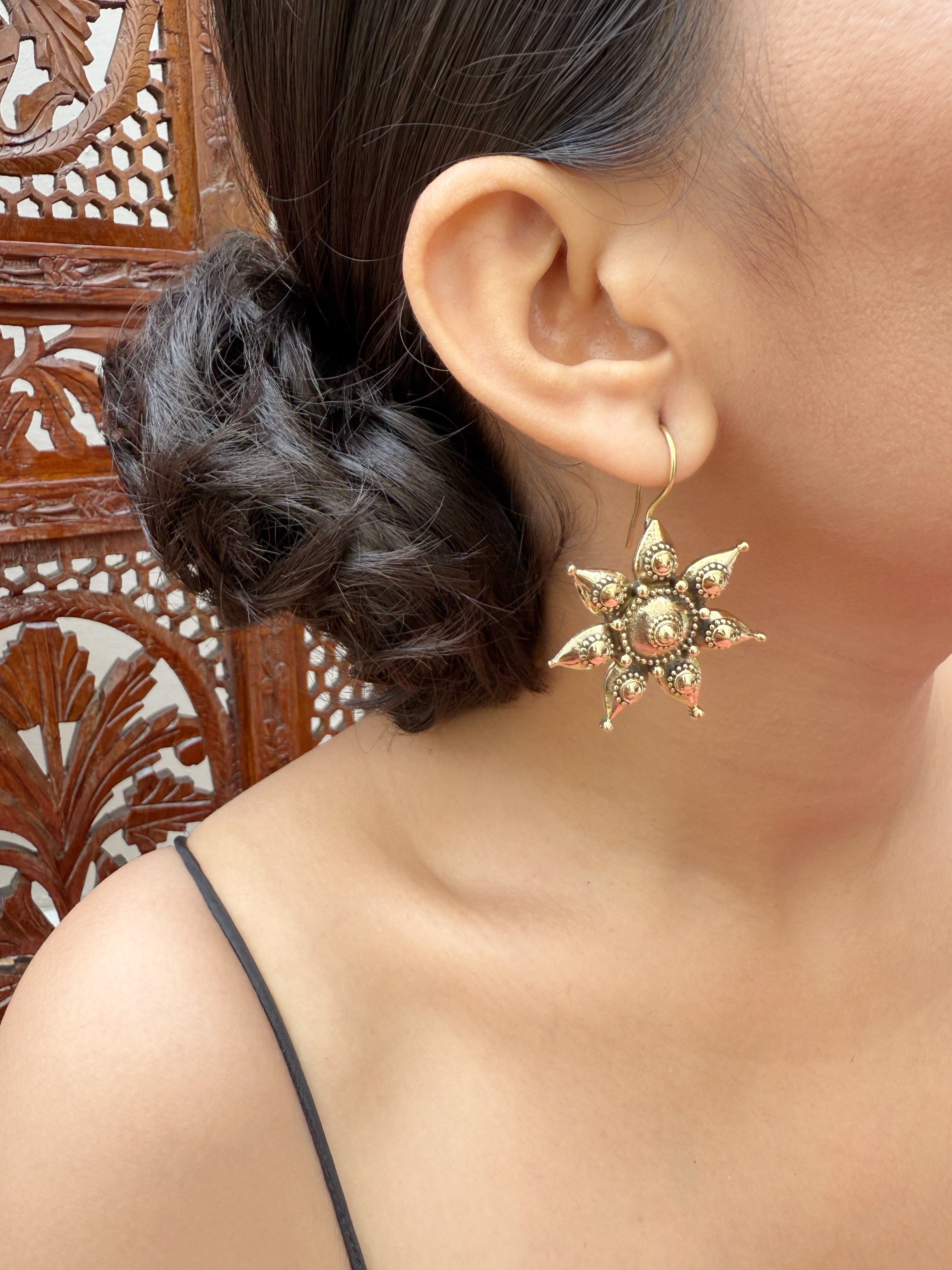 Sona Rngoli Tara Hook Earring