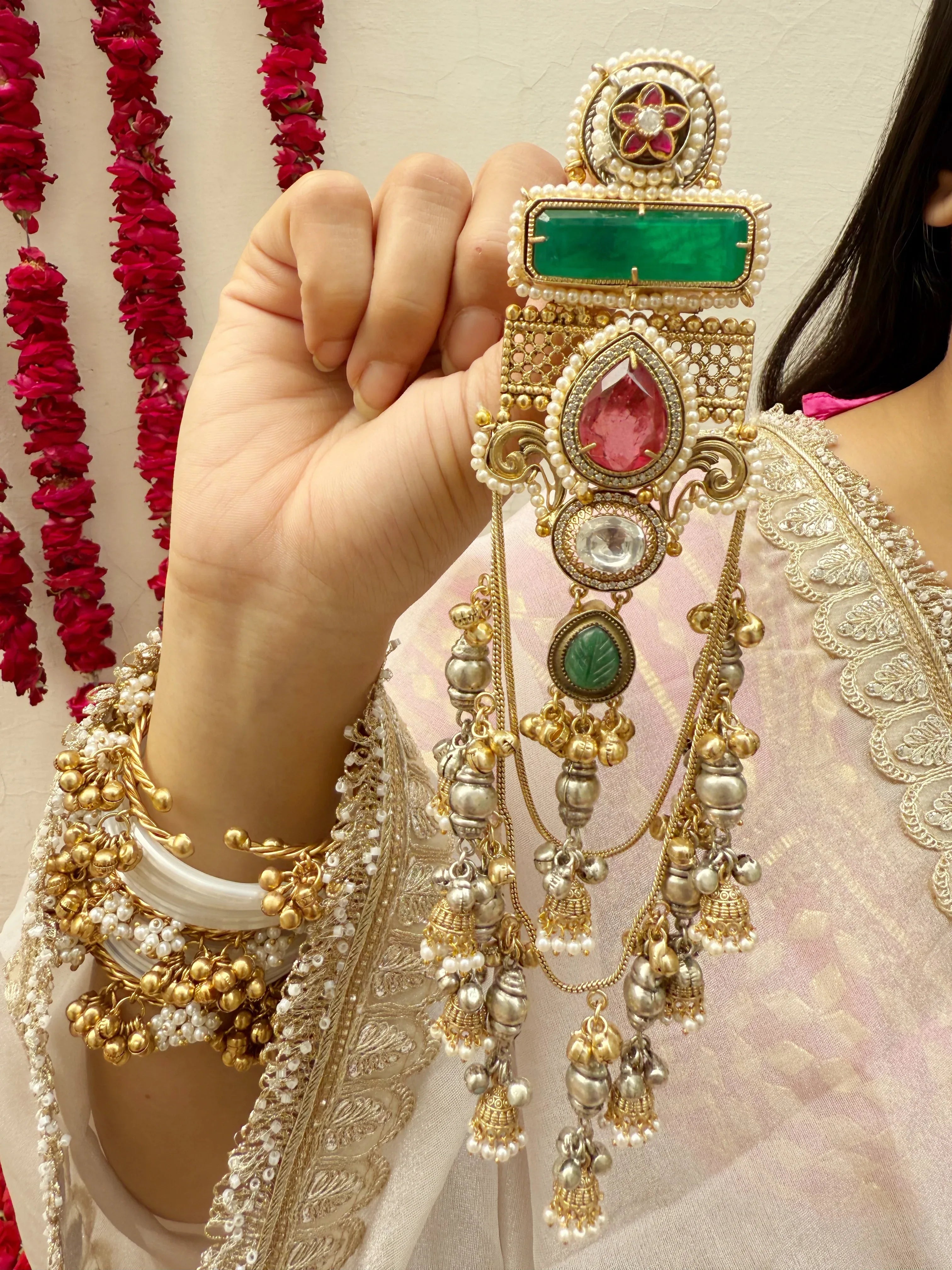 Dilbar Kashmiri Earrings - Jhaanjhariya