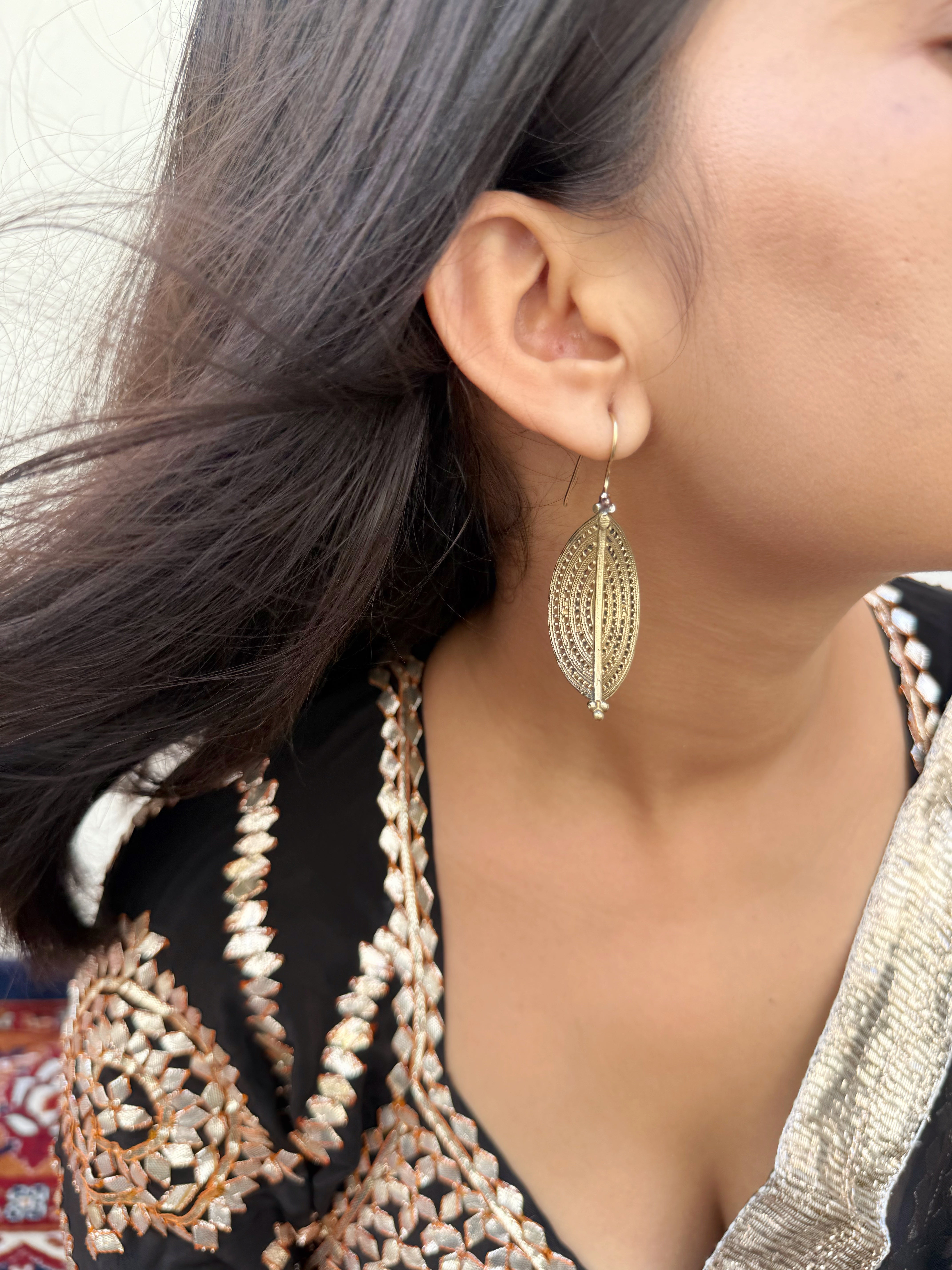Sona Leaf Earrings
