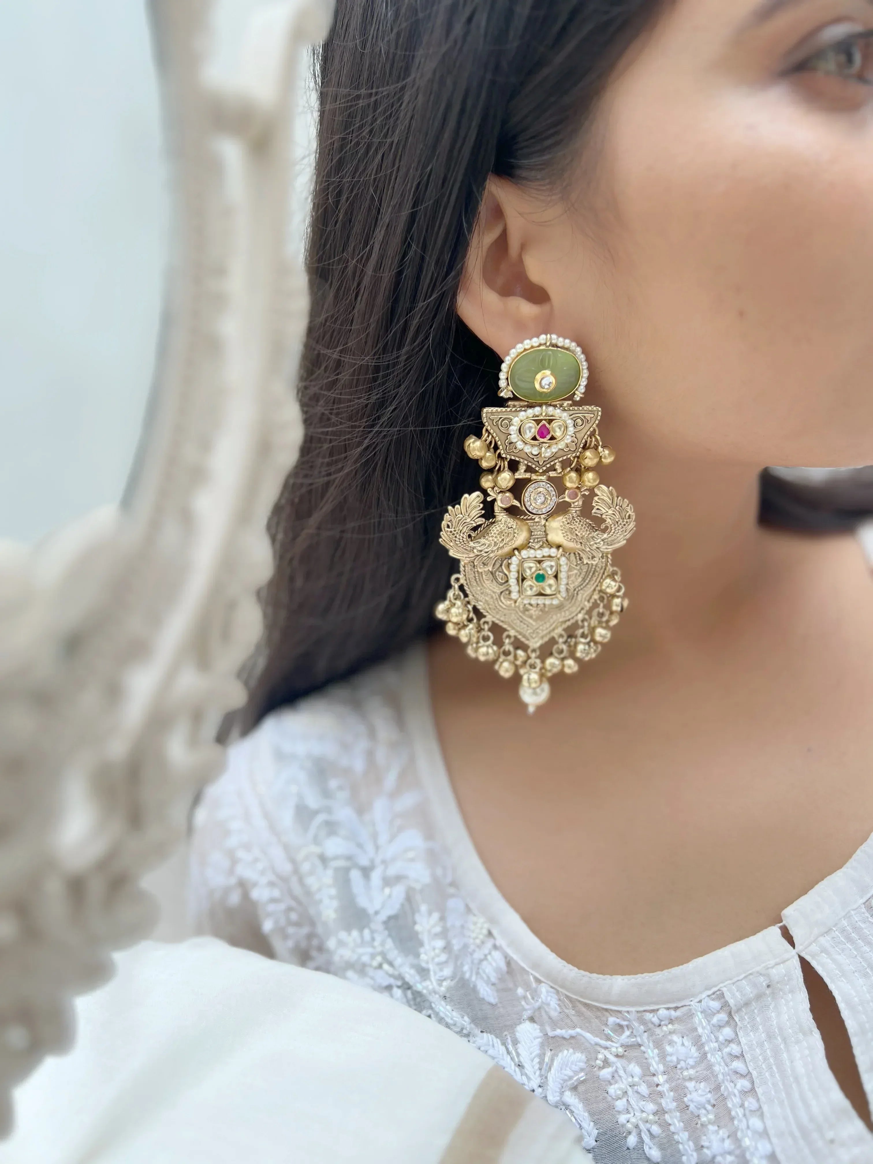 Gulnaar mayur Danglers - Jhaanjhariya