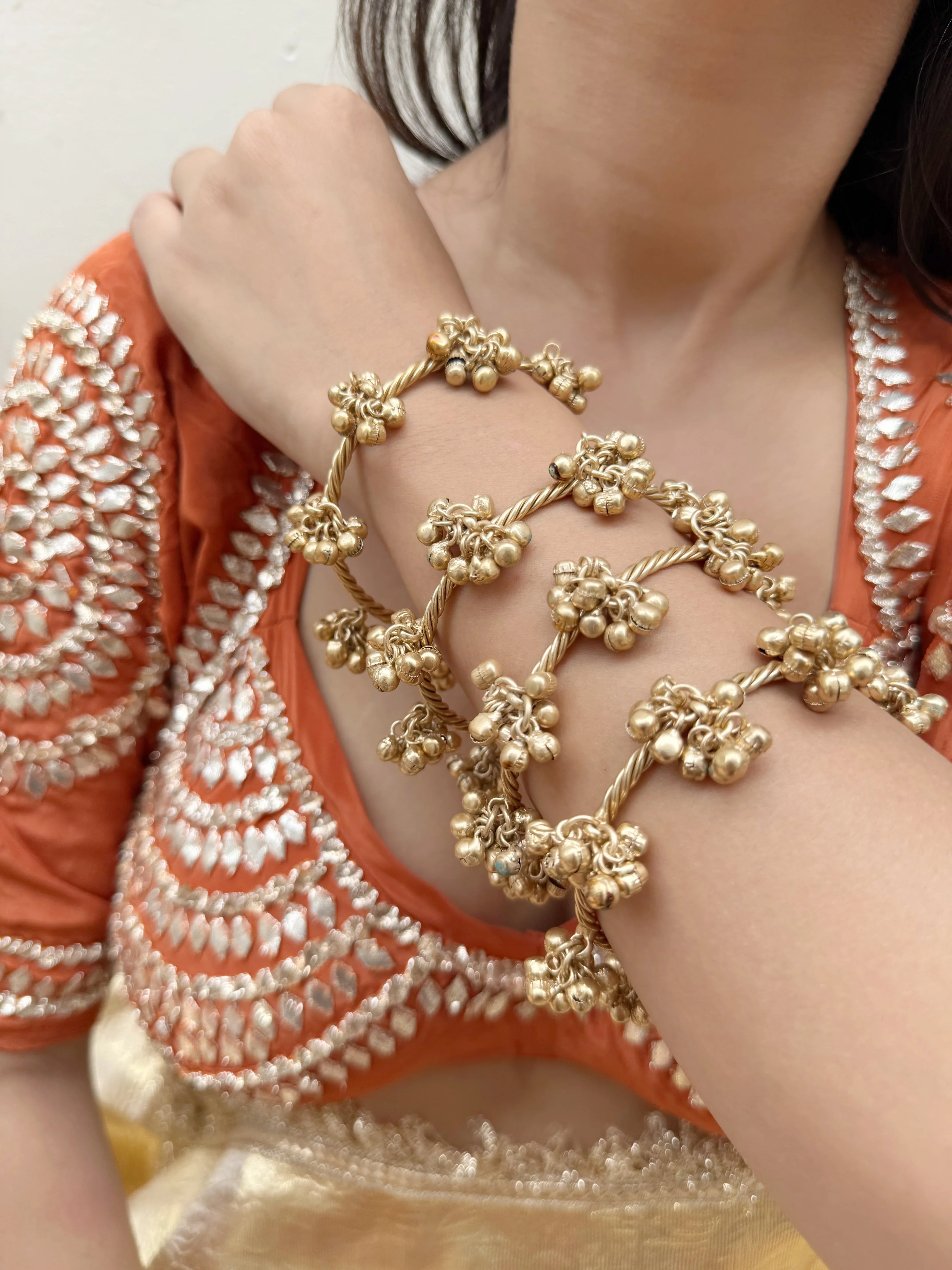 Chan Chan Ghunghroo Bangles ( set of 16 ) - Jhaanjhariya