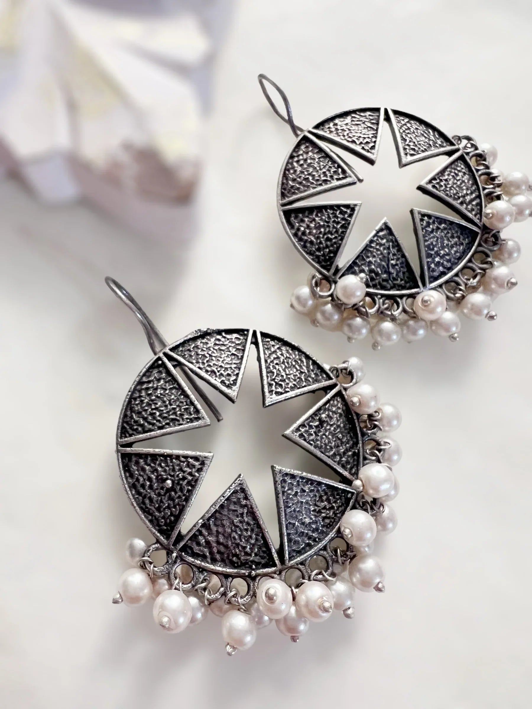 Star Hook Earrings - Jhaanjhariya