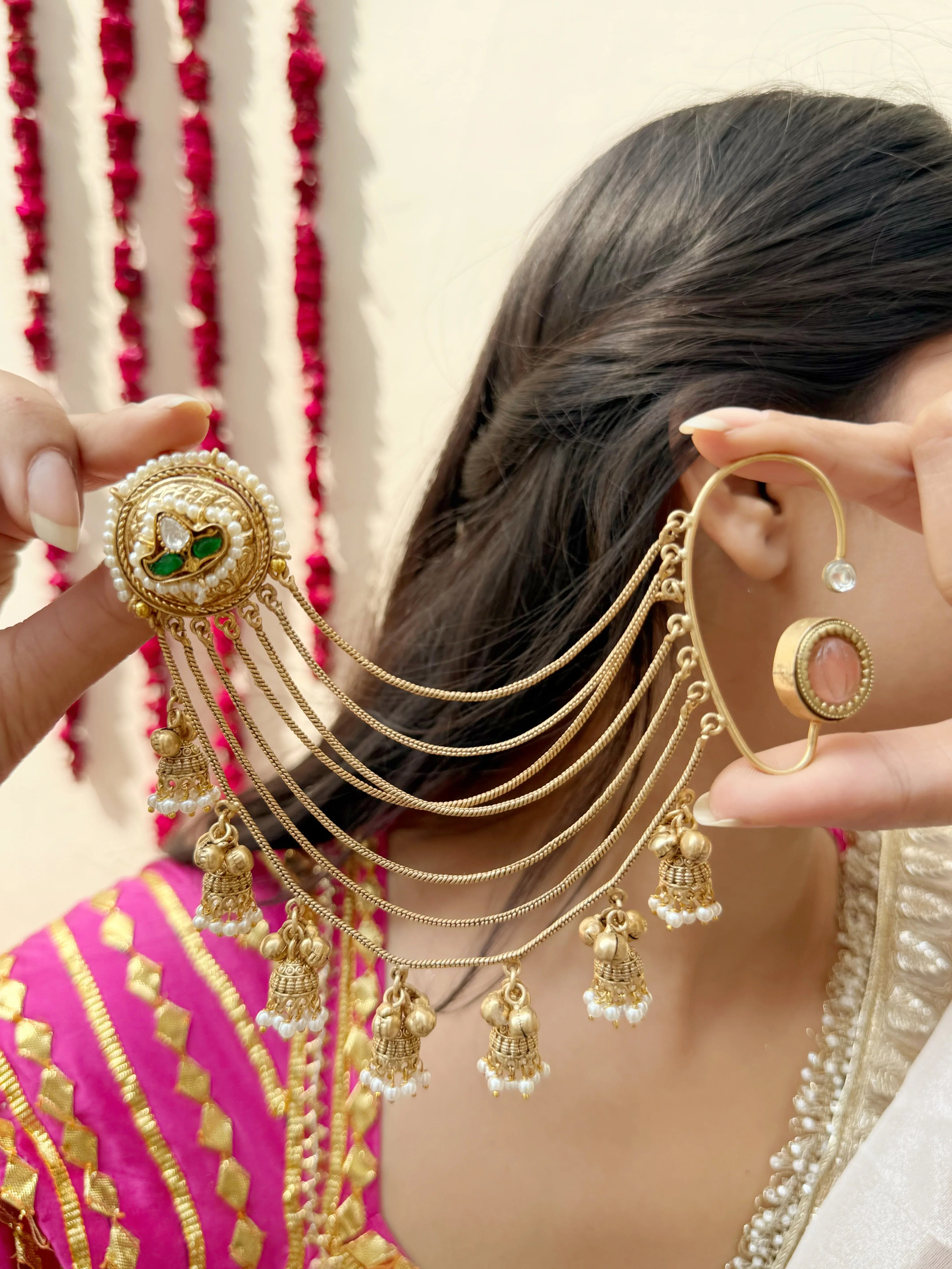Khwaab Earcuffs With Kaanchain - Jhaanjhariya