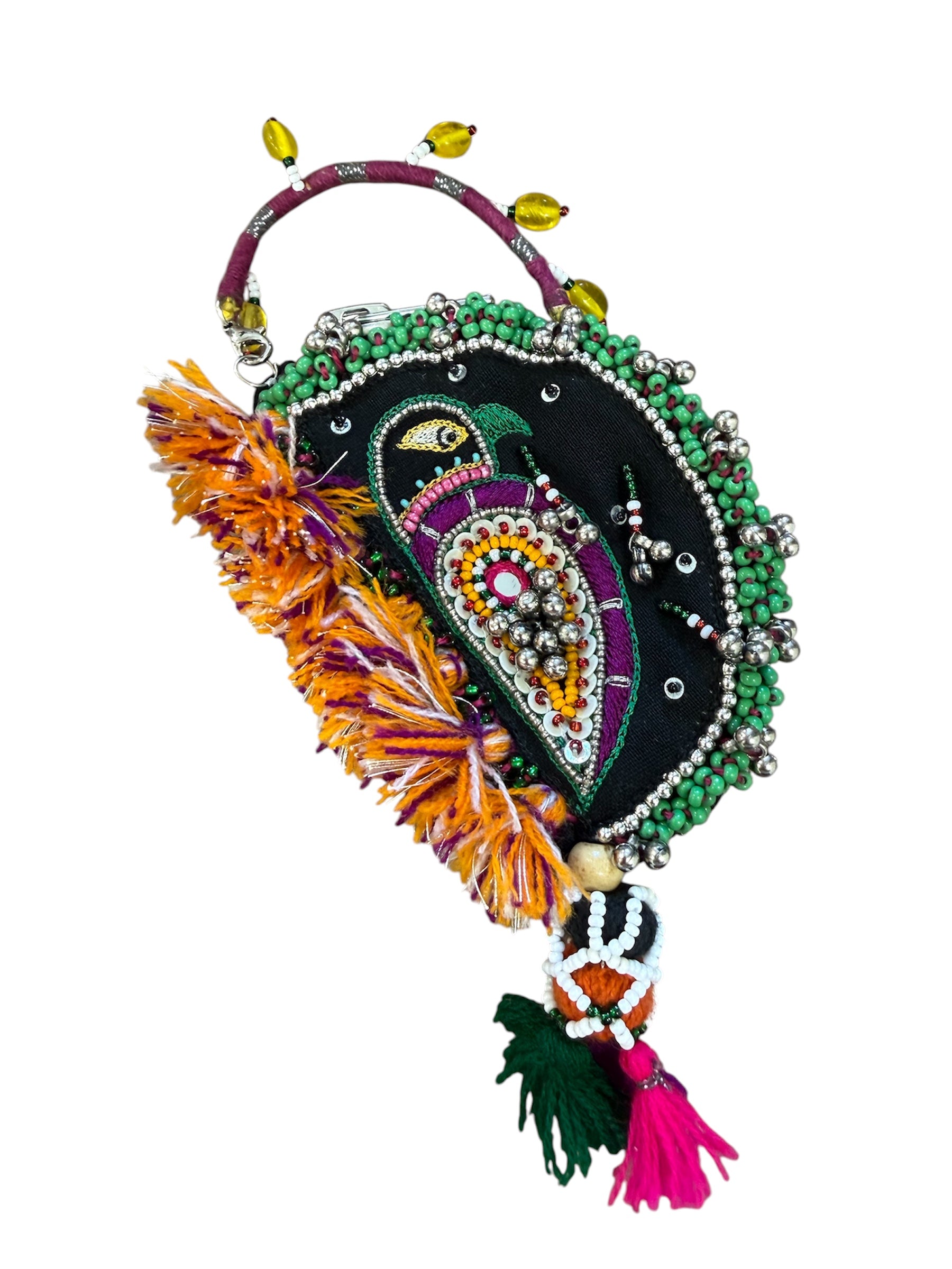 Desi Kudi Drama ( Coin Bag + Bag Charm )