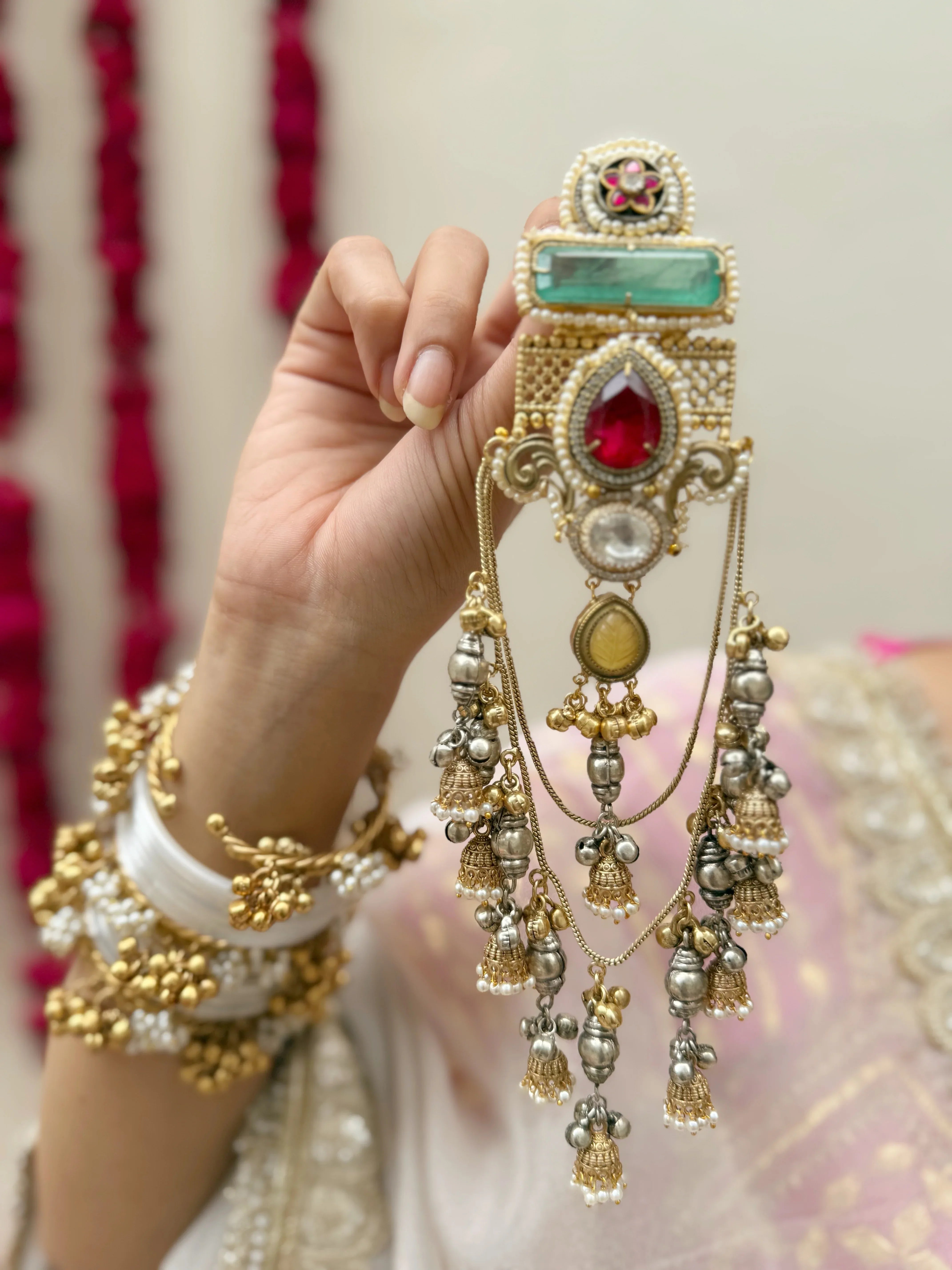 Dilbar Kashmiri Earrings - Jhaanjhariya