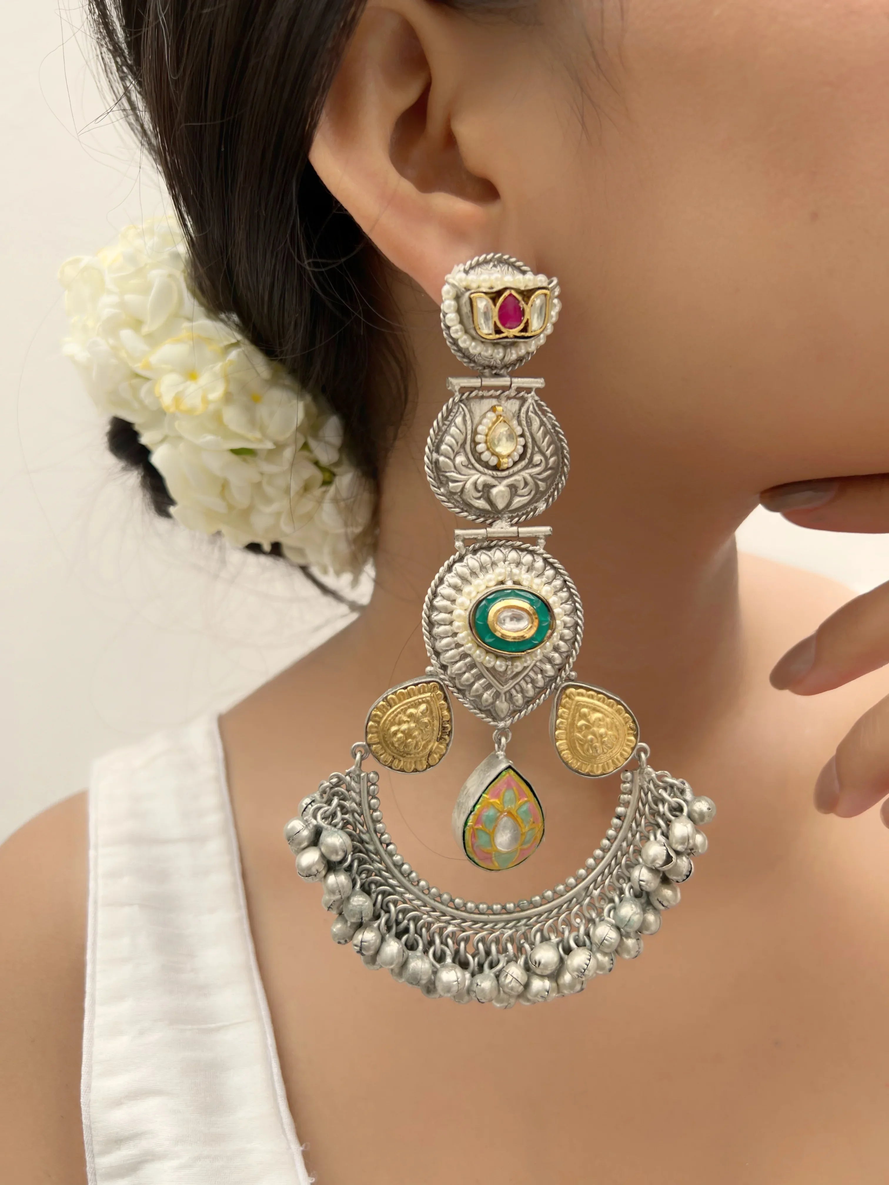 Noor Chand Danglers - Jhaanjhariya