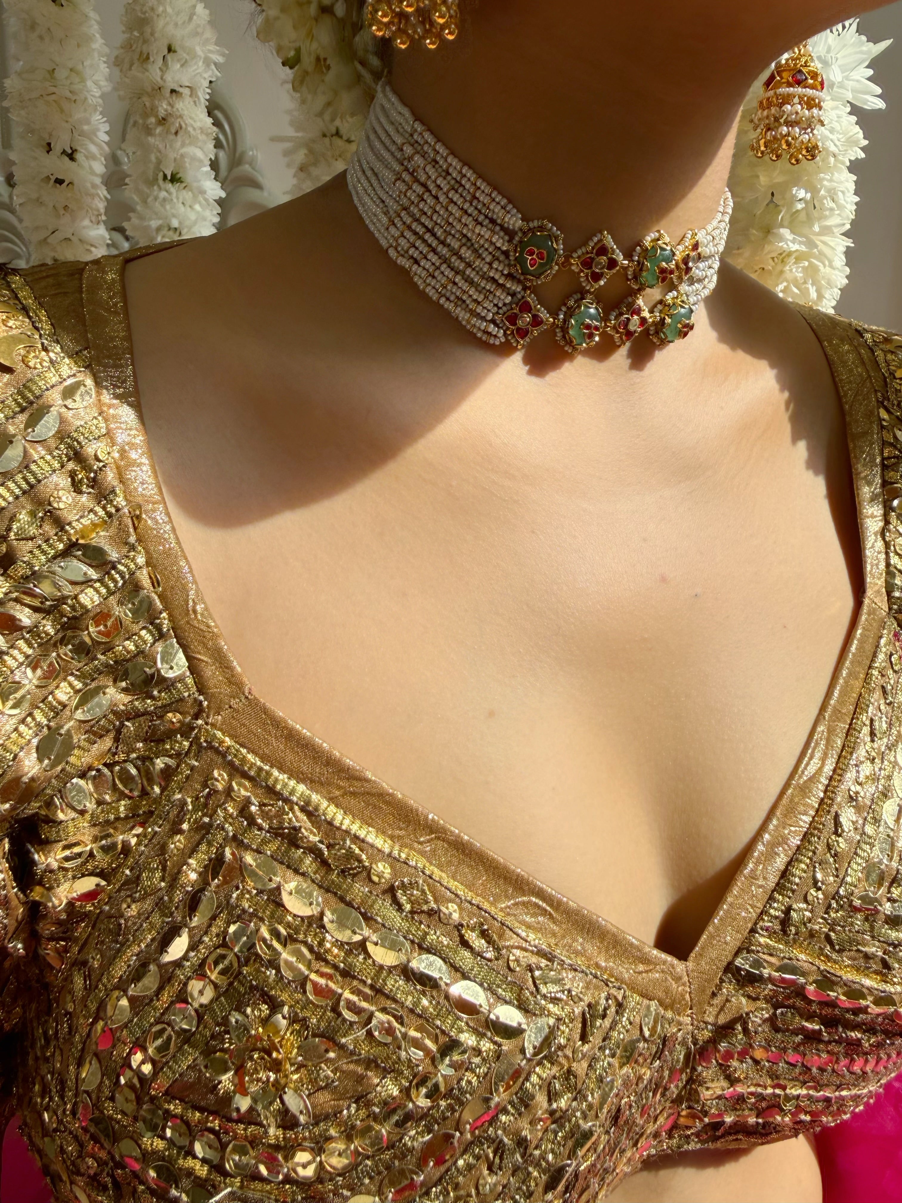 Nooré Hoor Choker Set ( Double Layer)