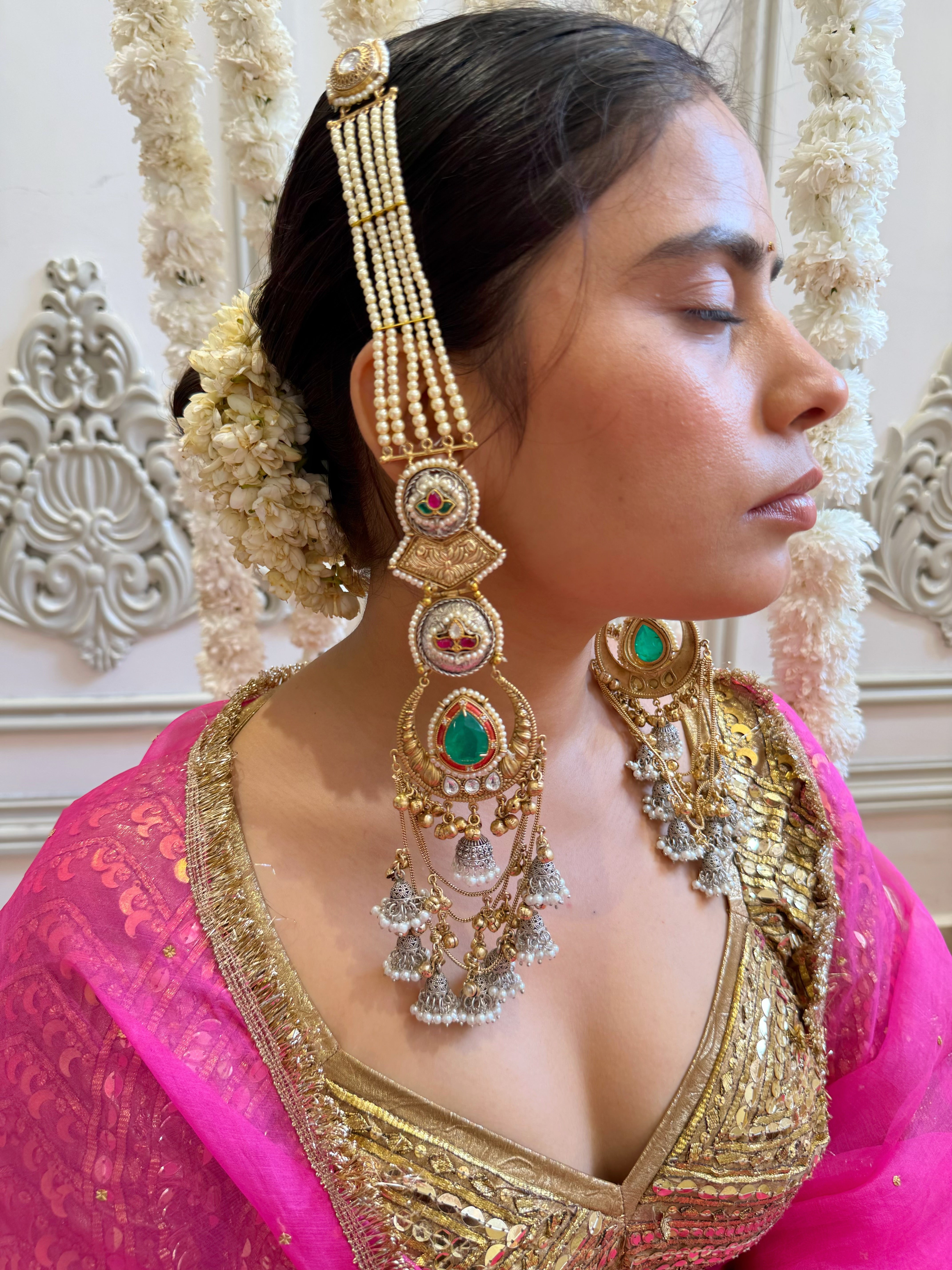 Ishq-Ana Shehzadi Pearl Sahara Earrings