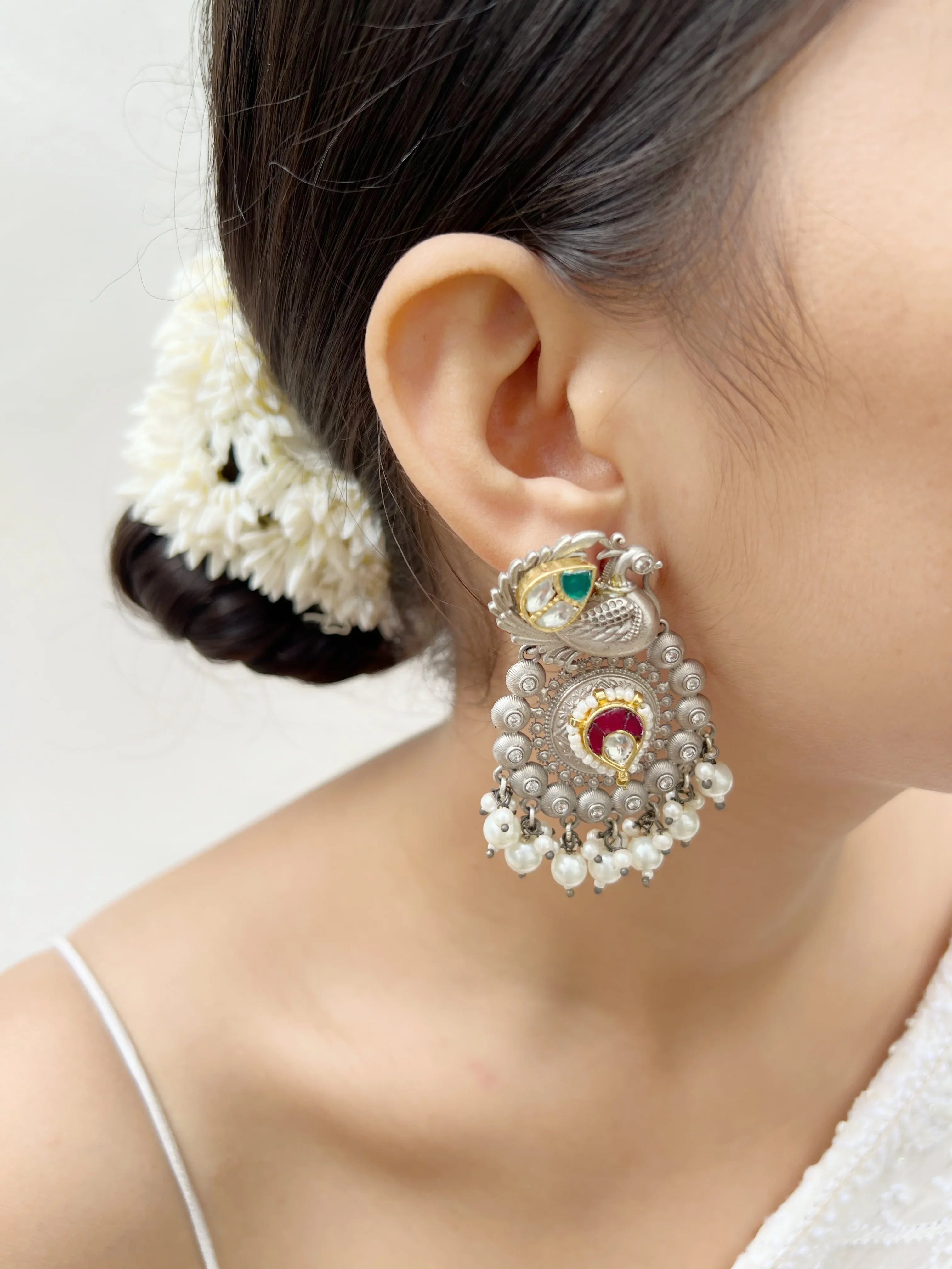 Bhadra Fusion Danglers - Jhaanjhariya