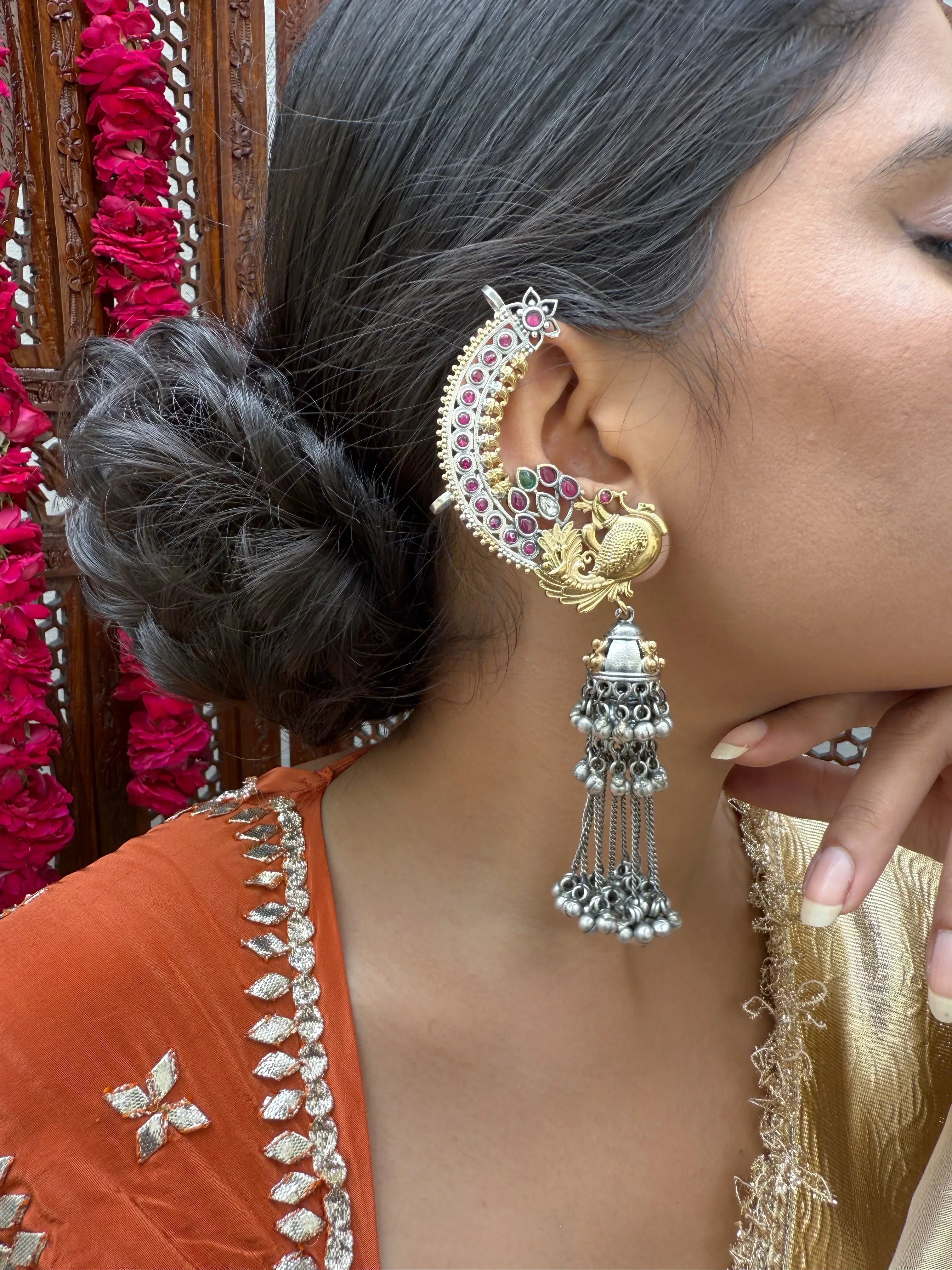 Desi Charm Earcuffs - Jhaanjhariya
