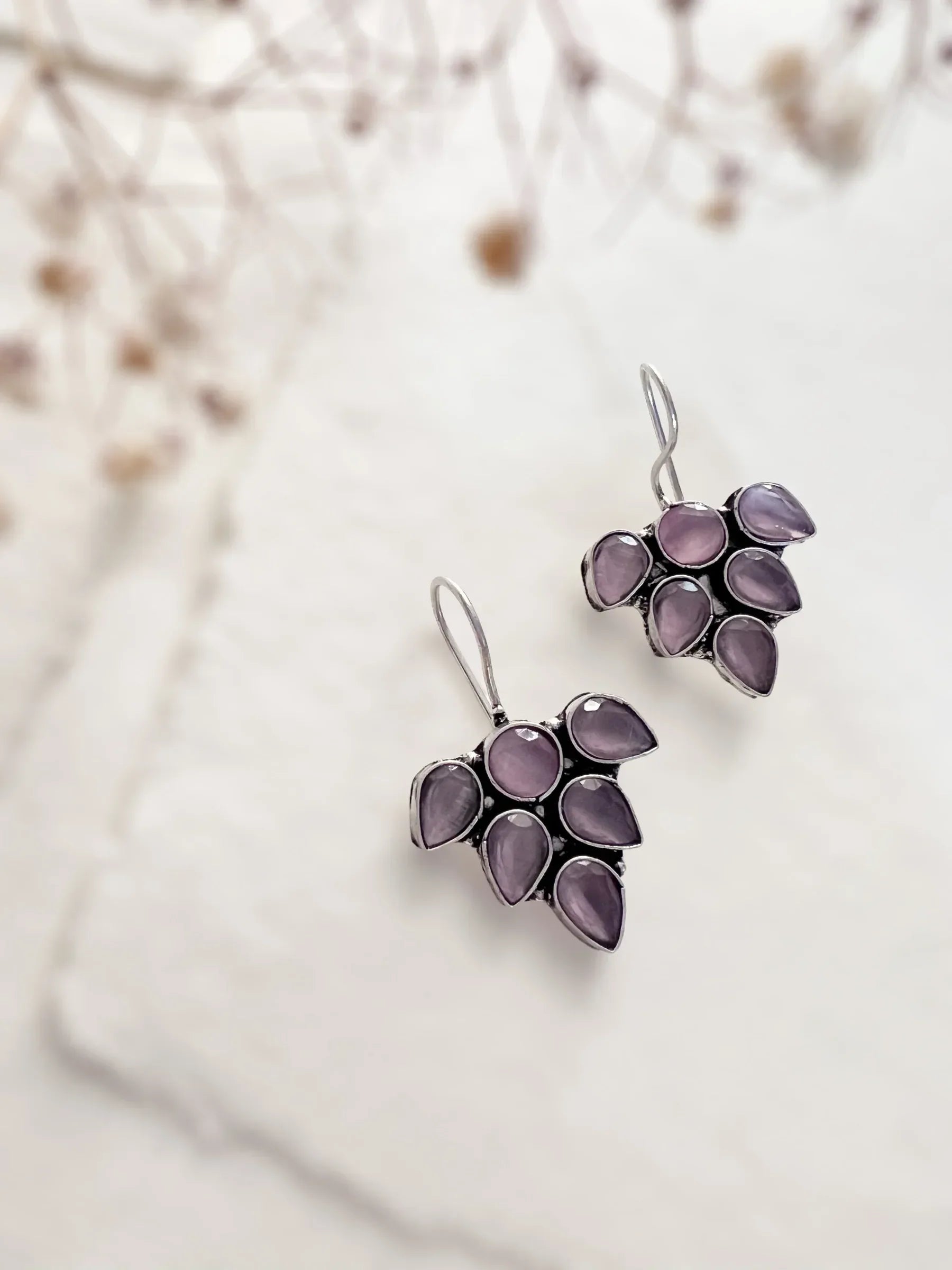 Grape Hook Earrings - Jhaanjhariya
