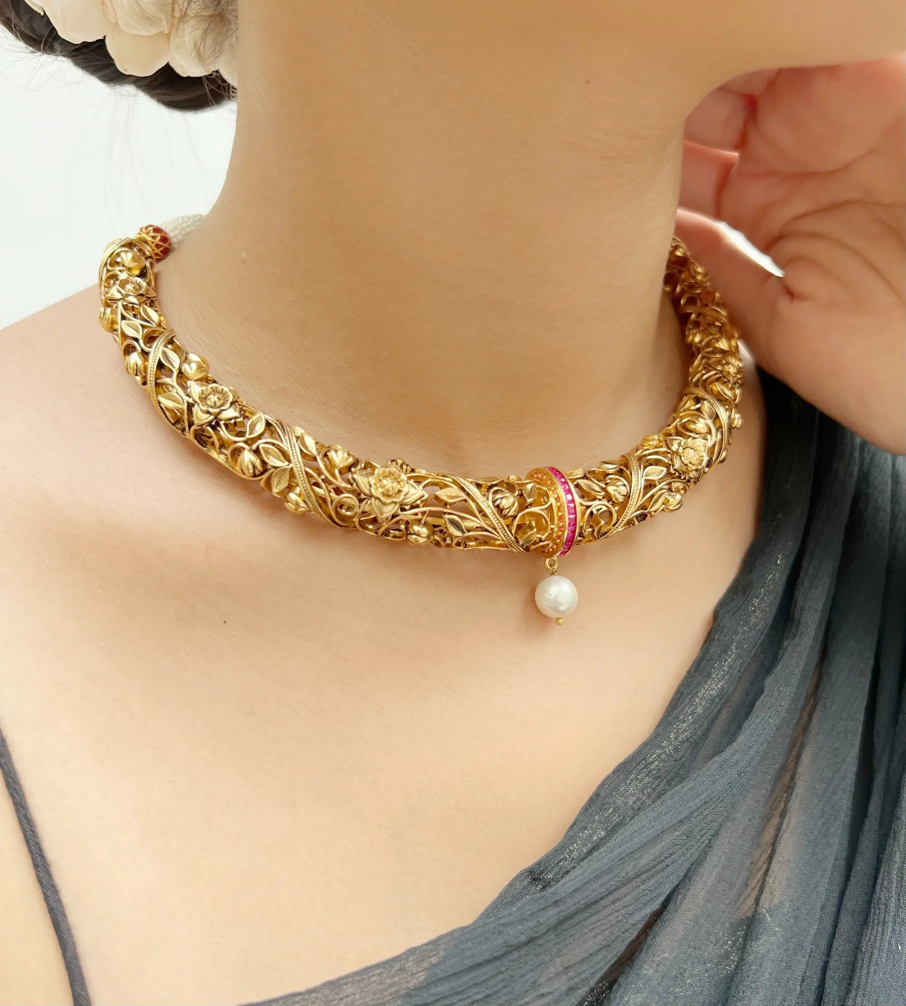 Amara Necklace - Jhaanjhariya