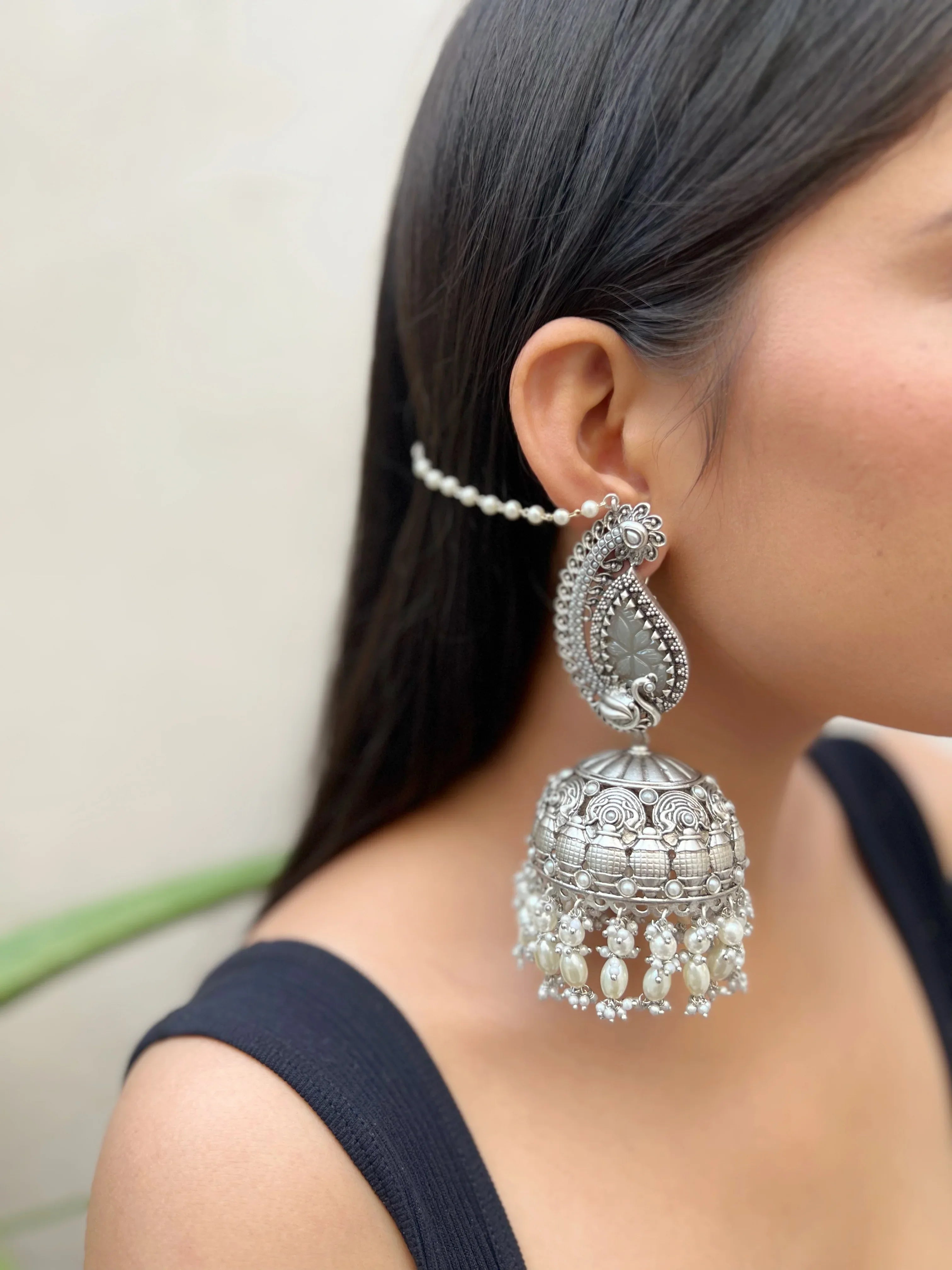 Zeenat leaf Jhumka - Jhaanjhariya