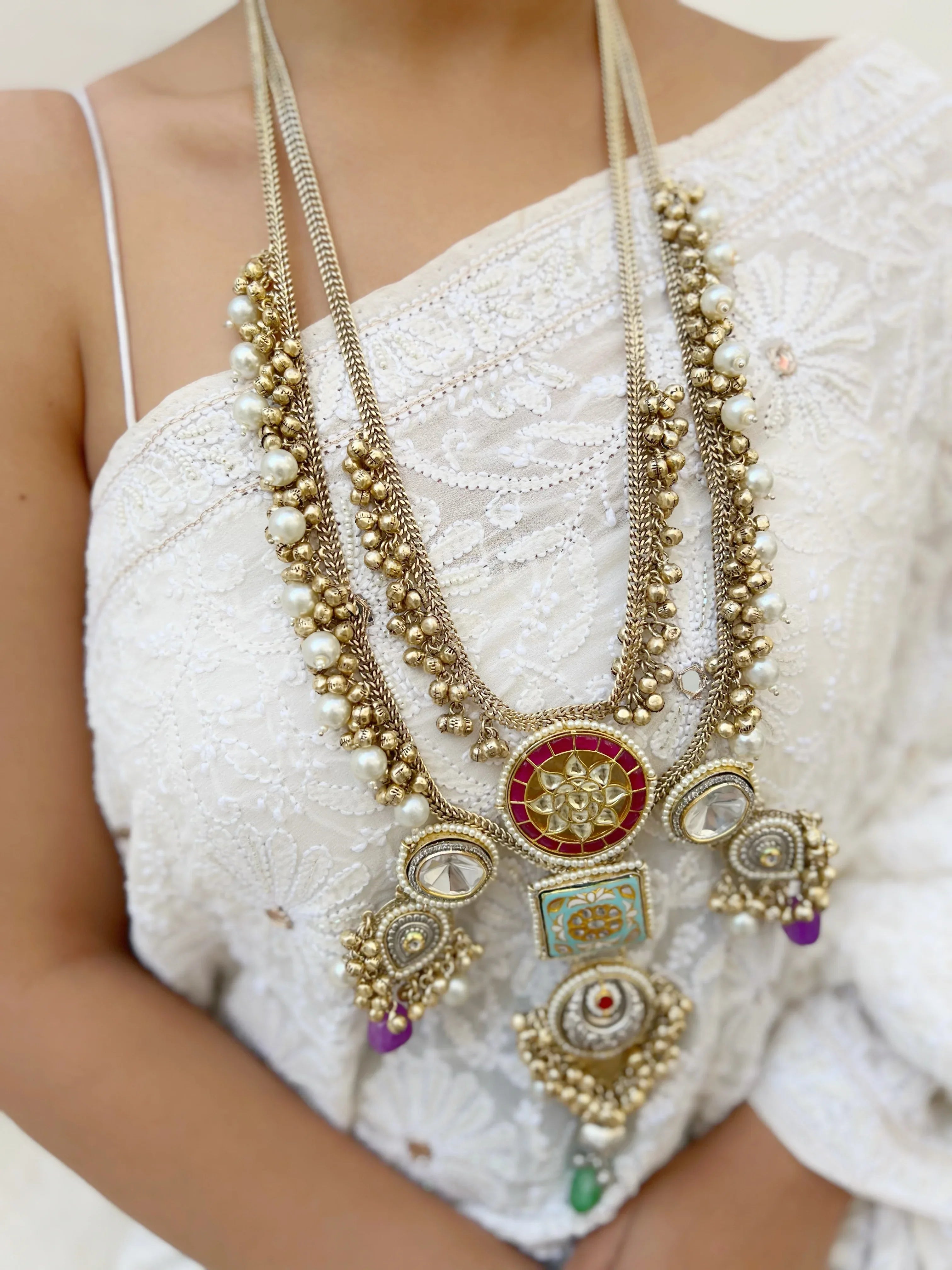 Aayat Long Necklace - Jhaanjhariya