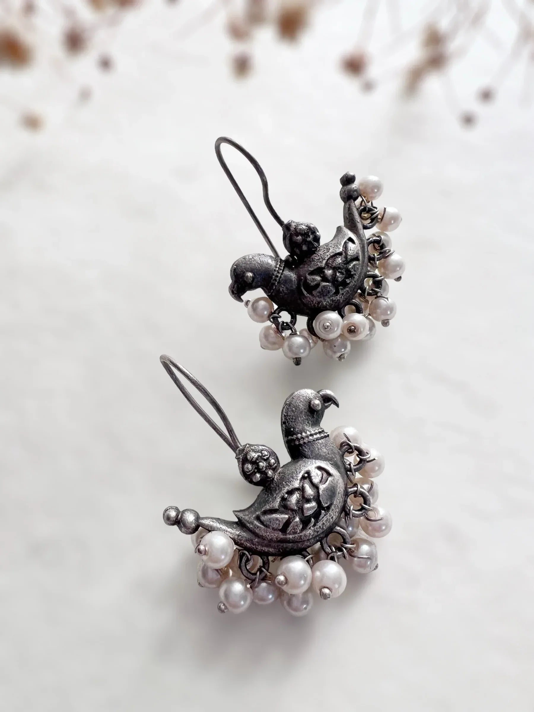 Hook Bird Earrings - Jhaanjhariya