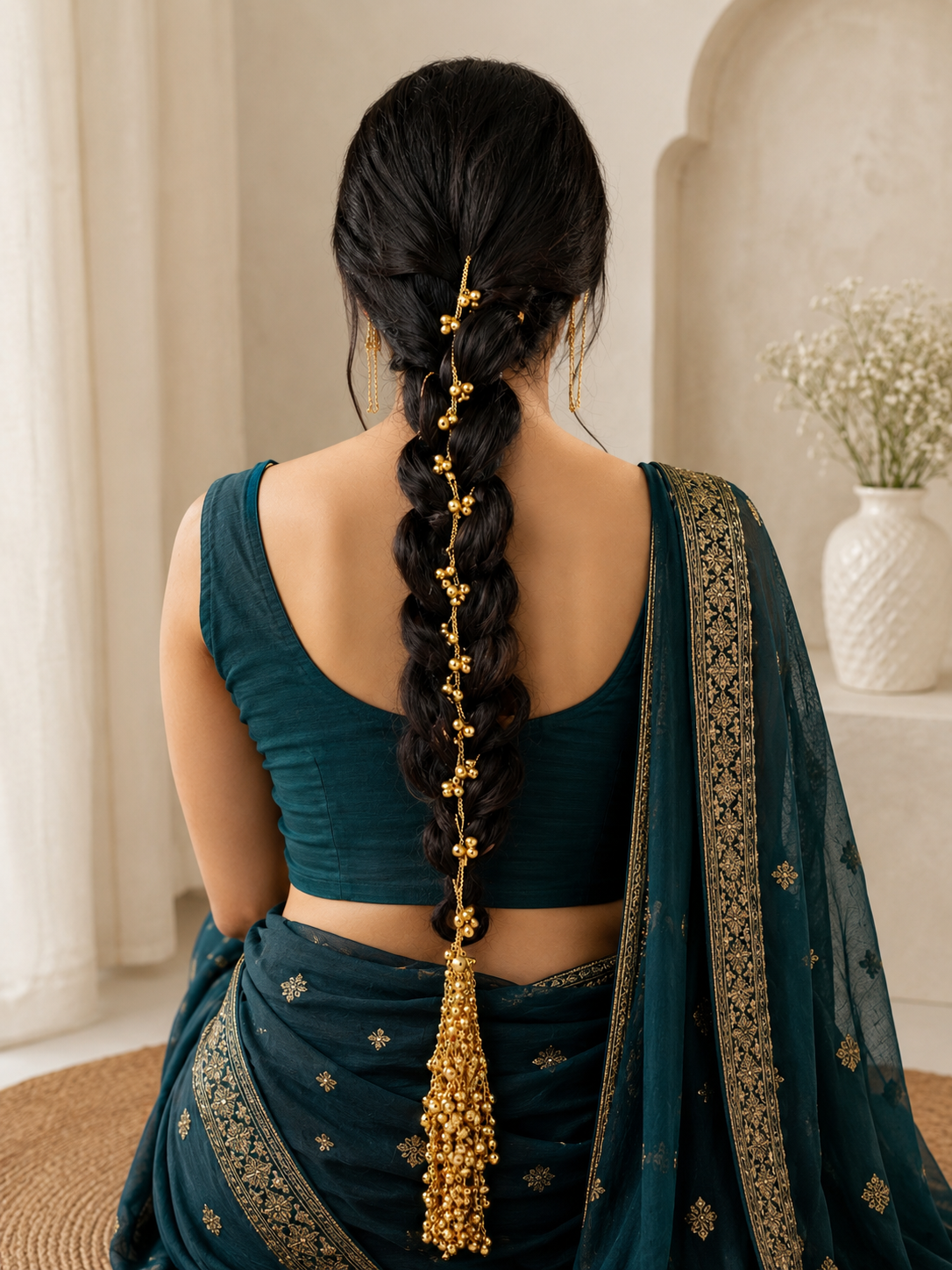 Jhilmil Ghunghroo Parandi - Statement Braid Accessory