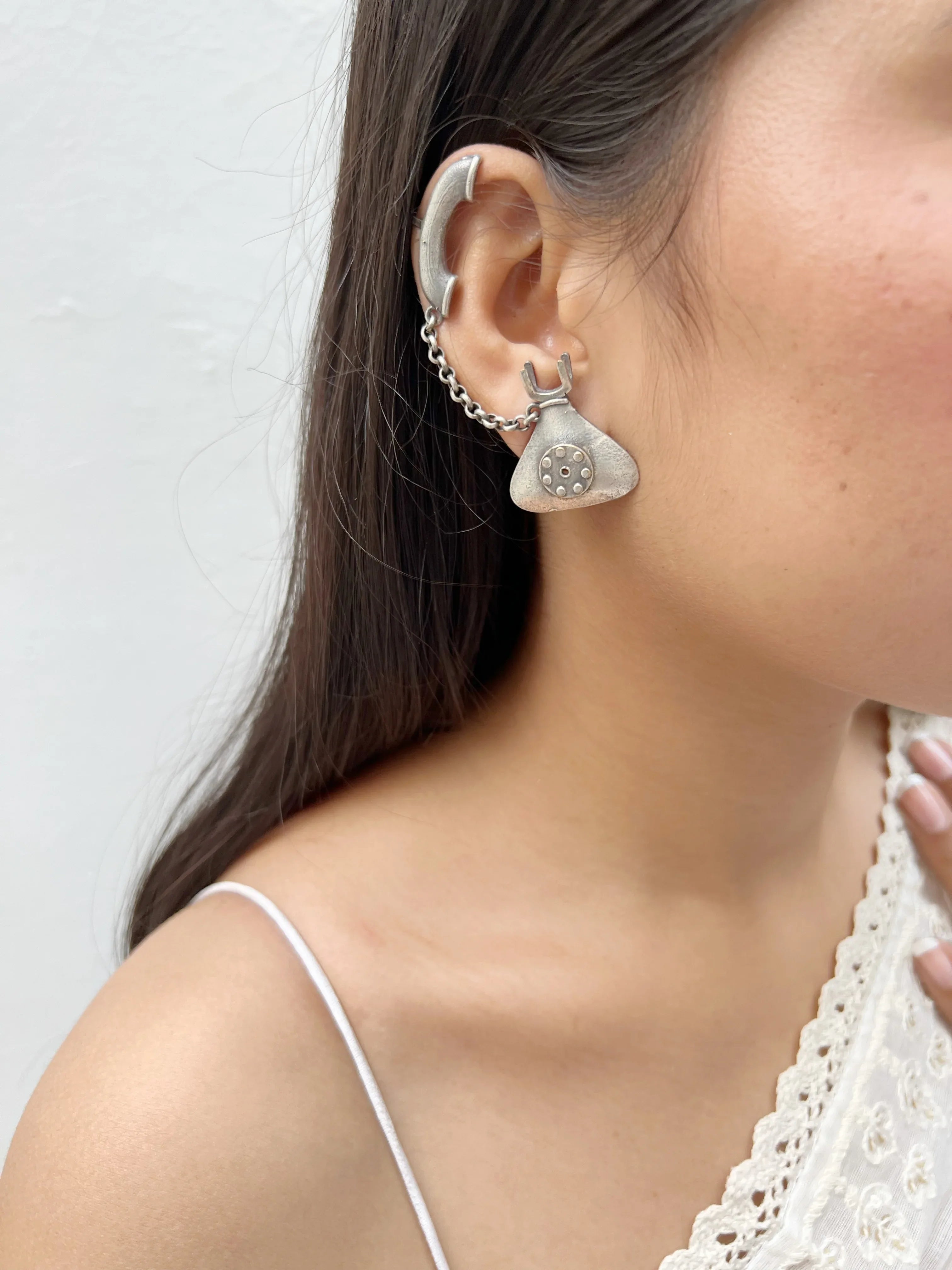 Telephone Earcuffs (SET OF TWO) - Jhaanjhariya